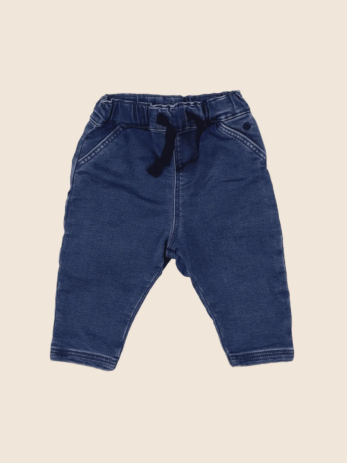 Petit Bateau - jean bleu - 6 mois