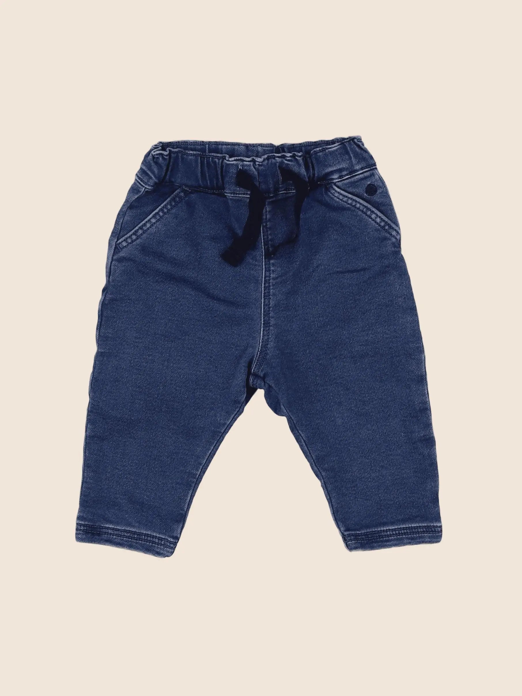 Petit Bateau - jean bleu - 6 mois