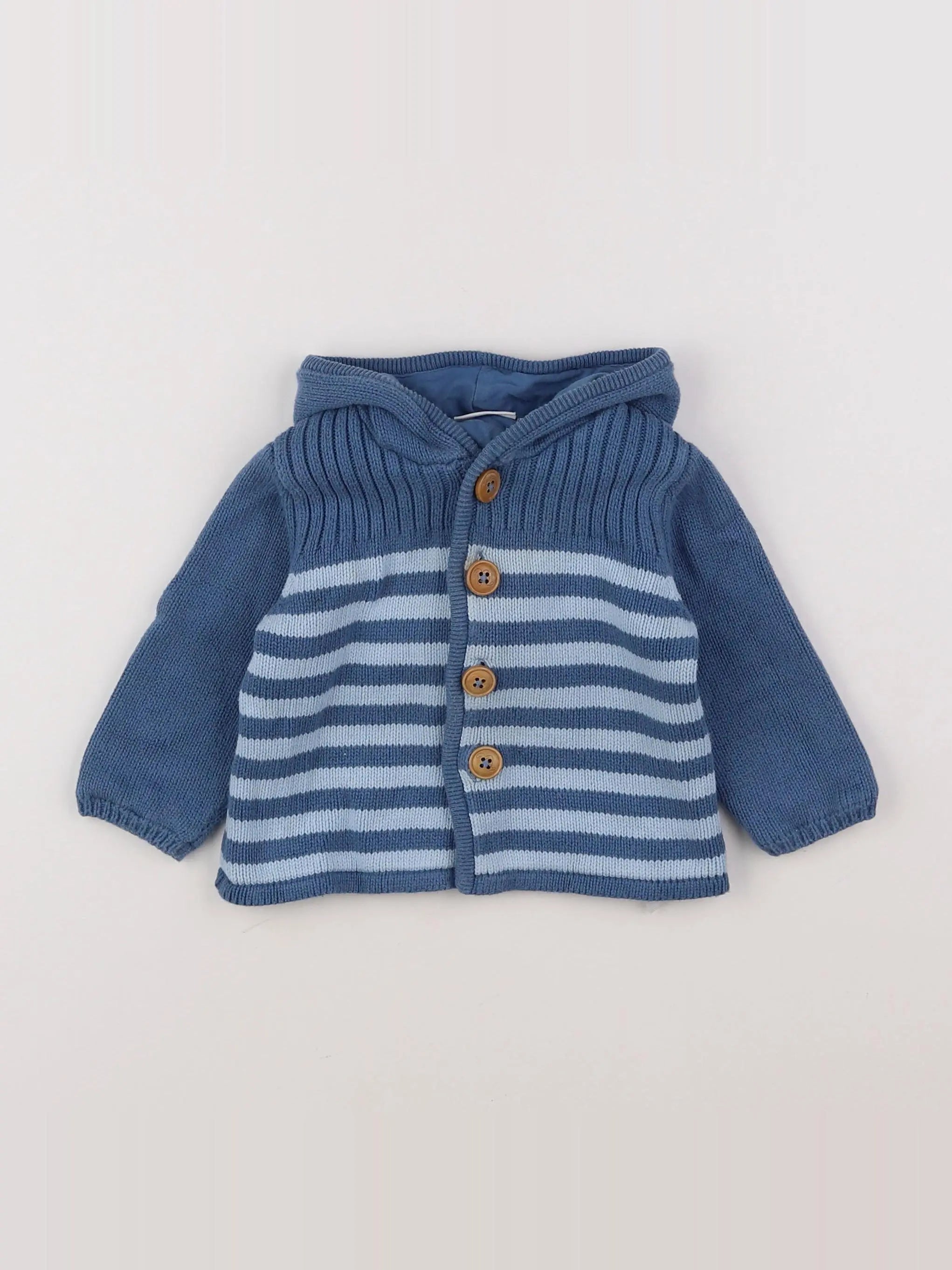 Noukie's - gilet bleu - 9 mois