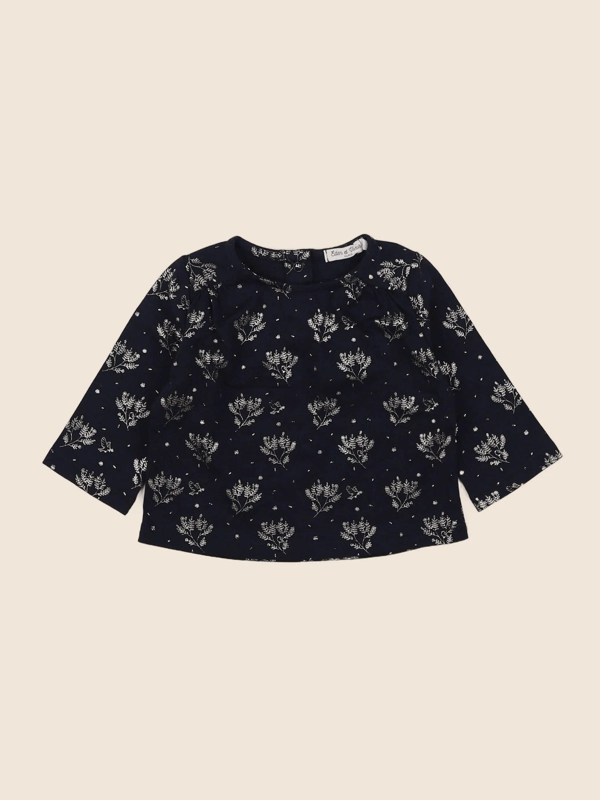 Eden & Victor - tee-shirt bleu - 6 mois