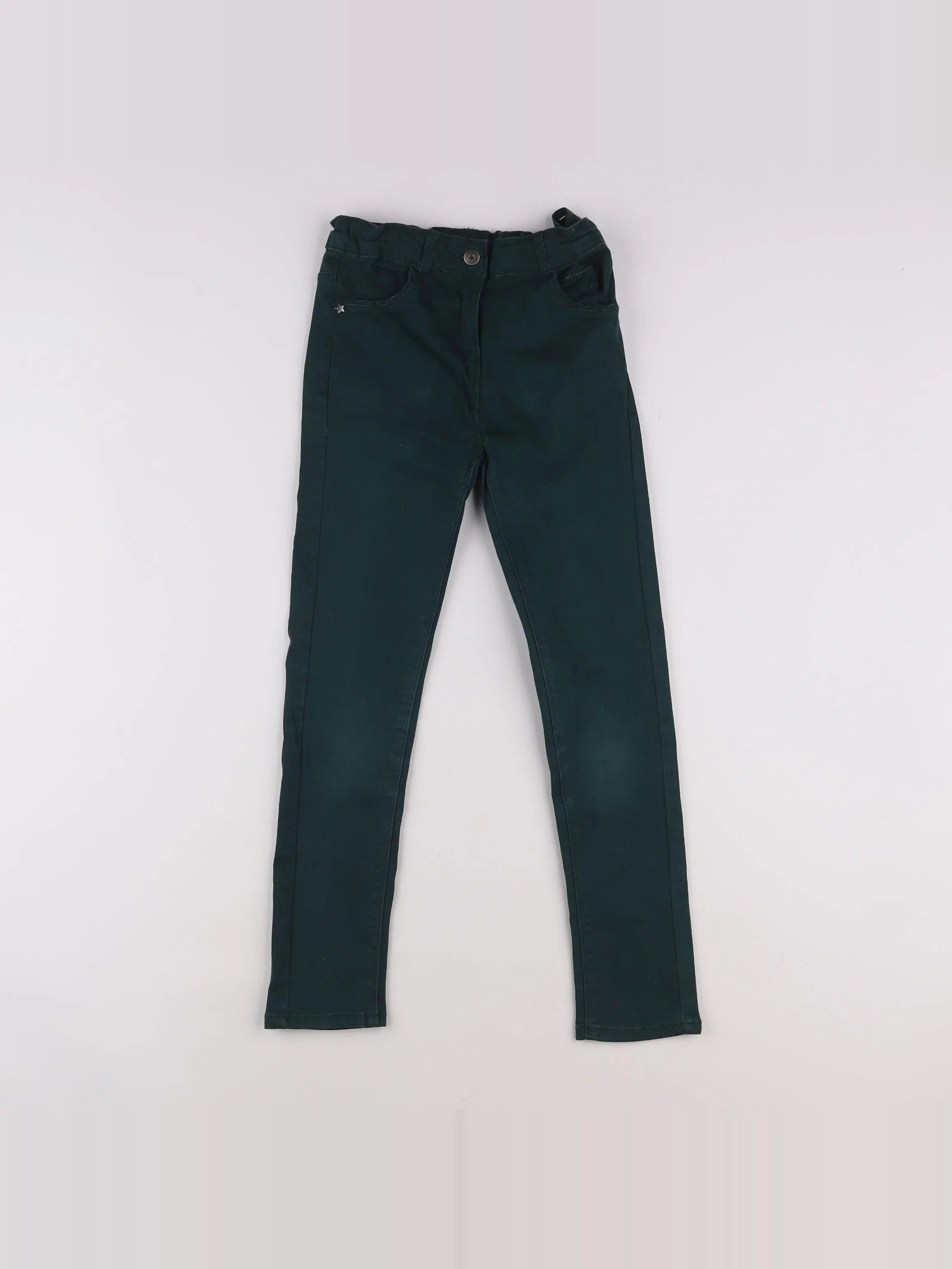 Vertbaudet - jean vert - 9 ans