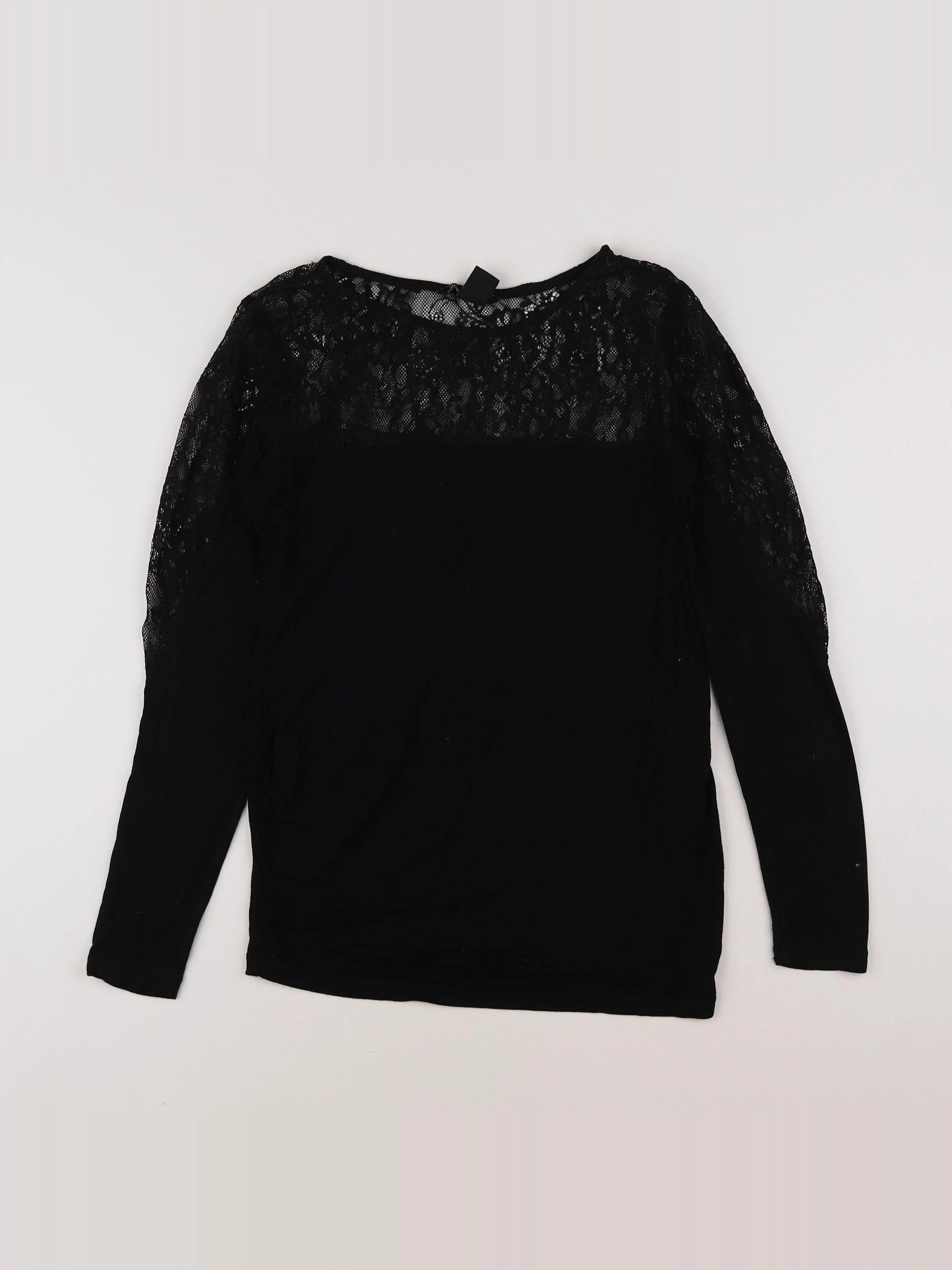 H&M - tee-shirt grossesse noir - 36 à 38