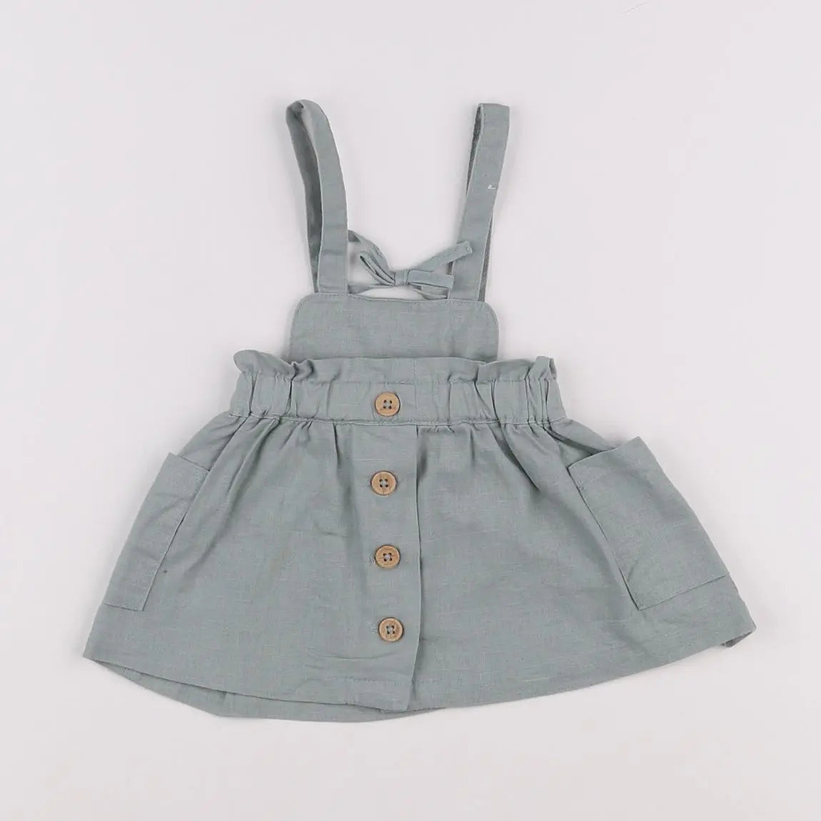 Vertbaudet - robe vert - 3 mois