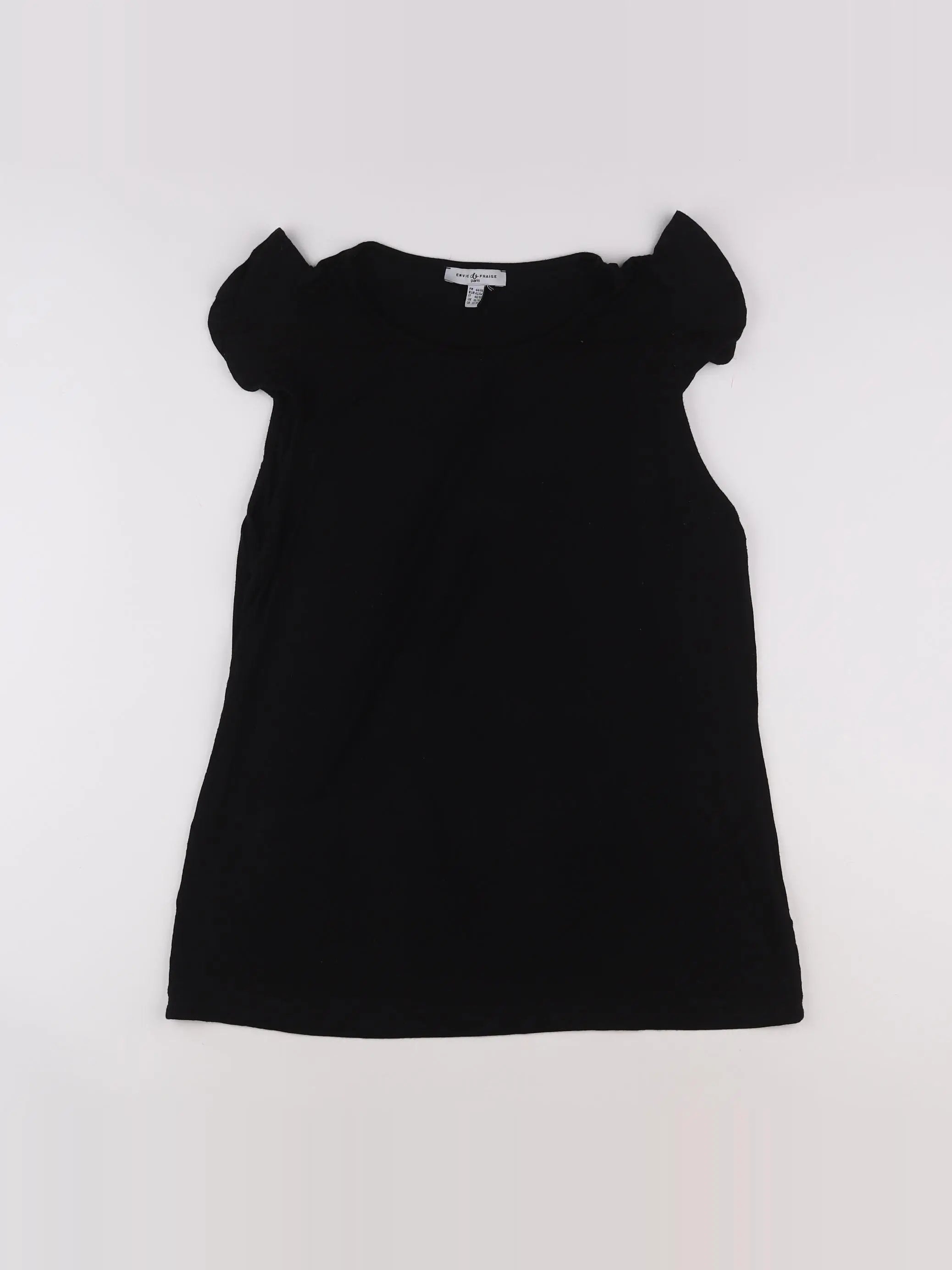 Envie de fraise - tee-shirt grossesse noir - 44 à 46
