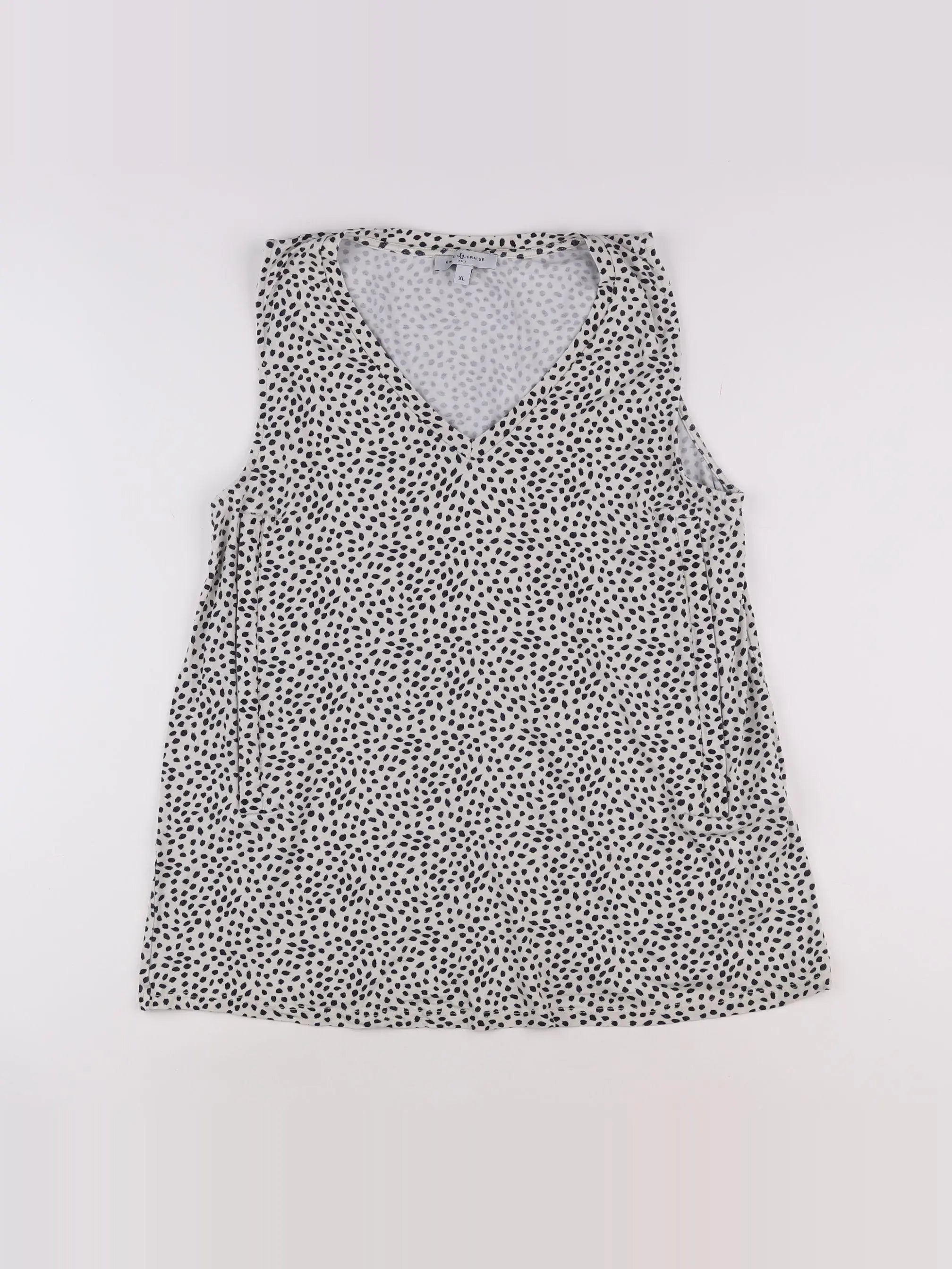 Envie de fraise - tee-shirt grossesse beige, noir - 42 à 44