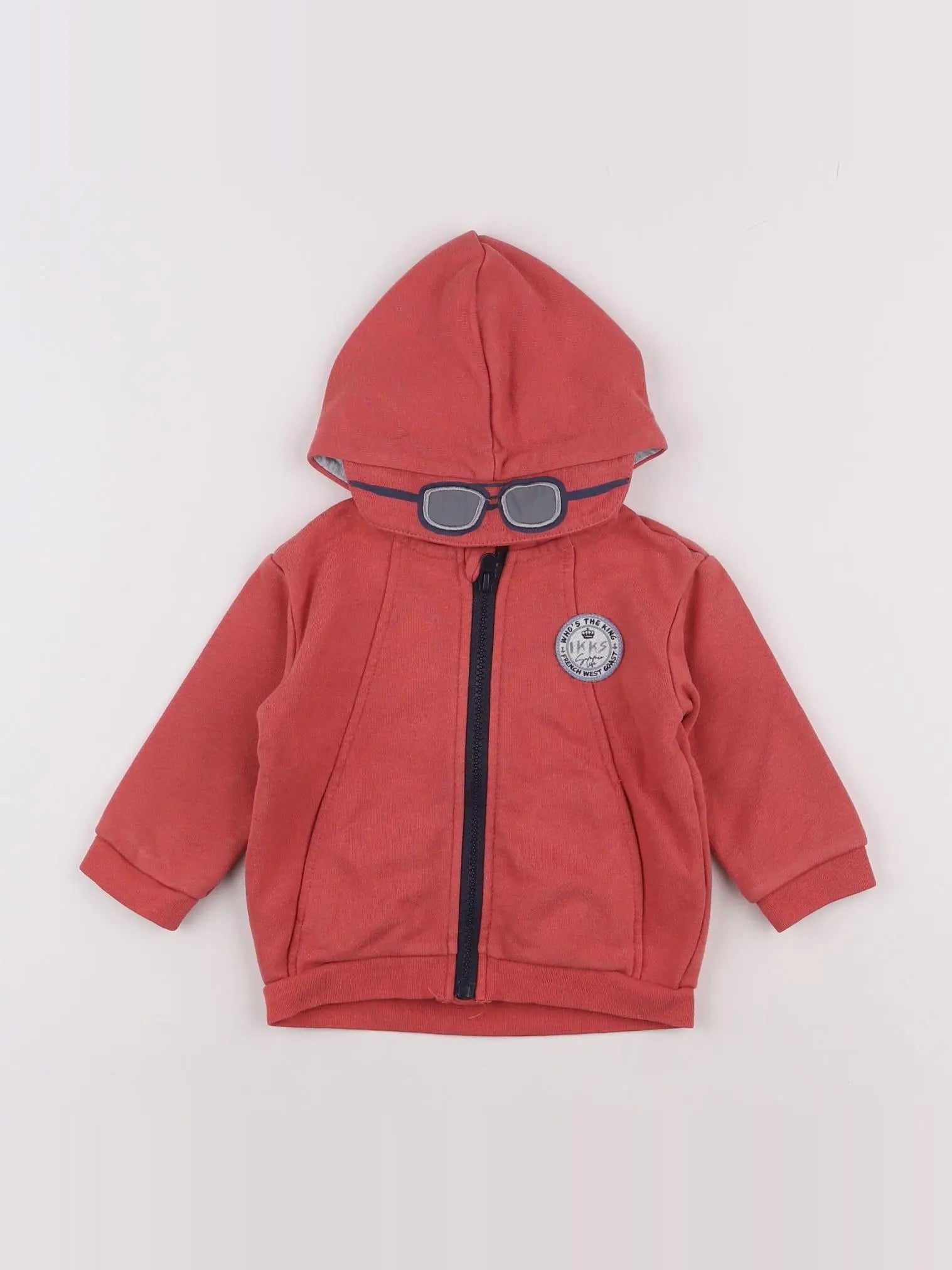 IKKS - sweat rouge - 12 mois