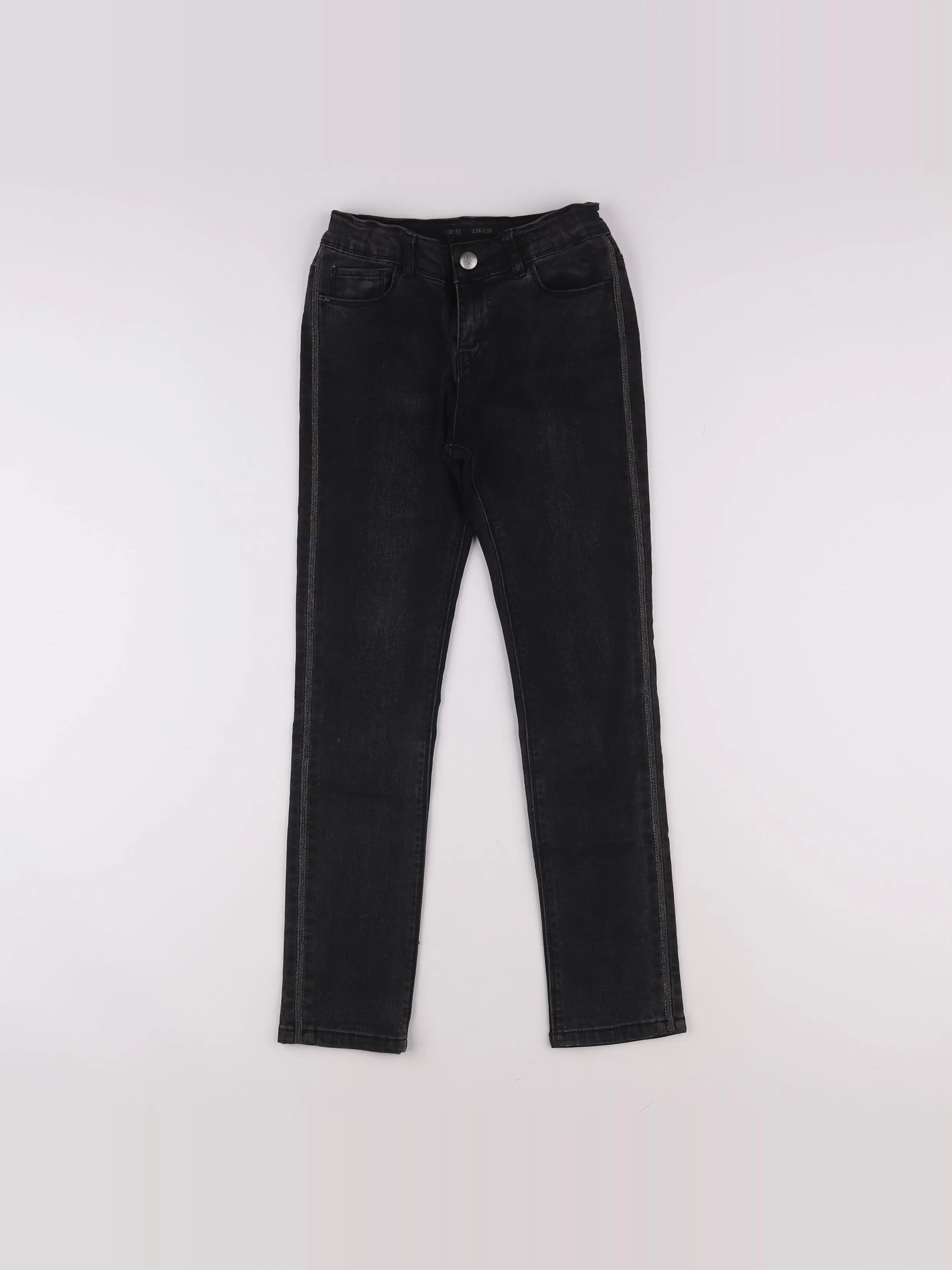 IKKS - jean gris - 10 ans
