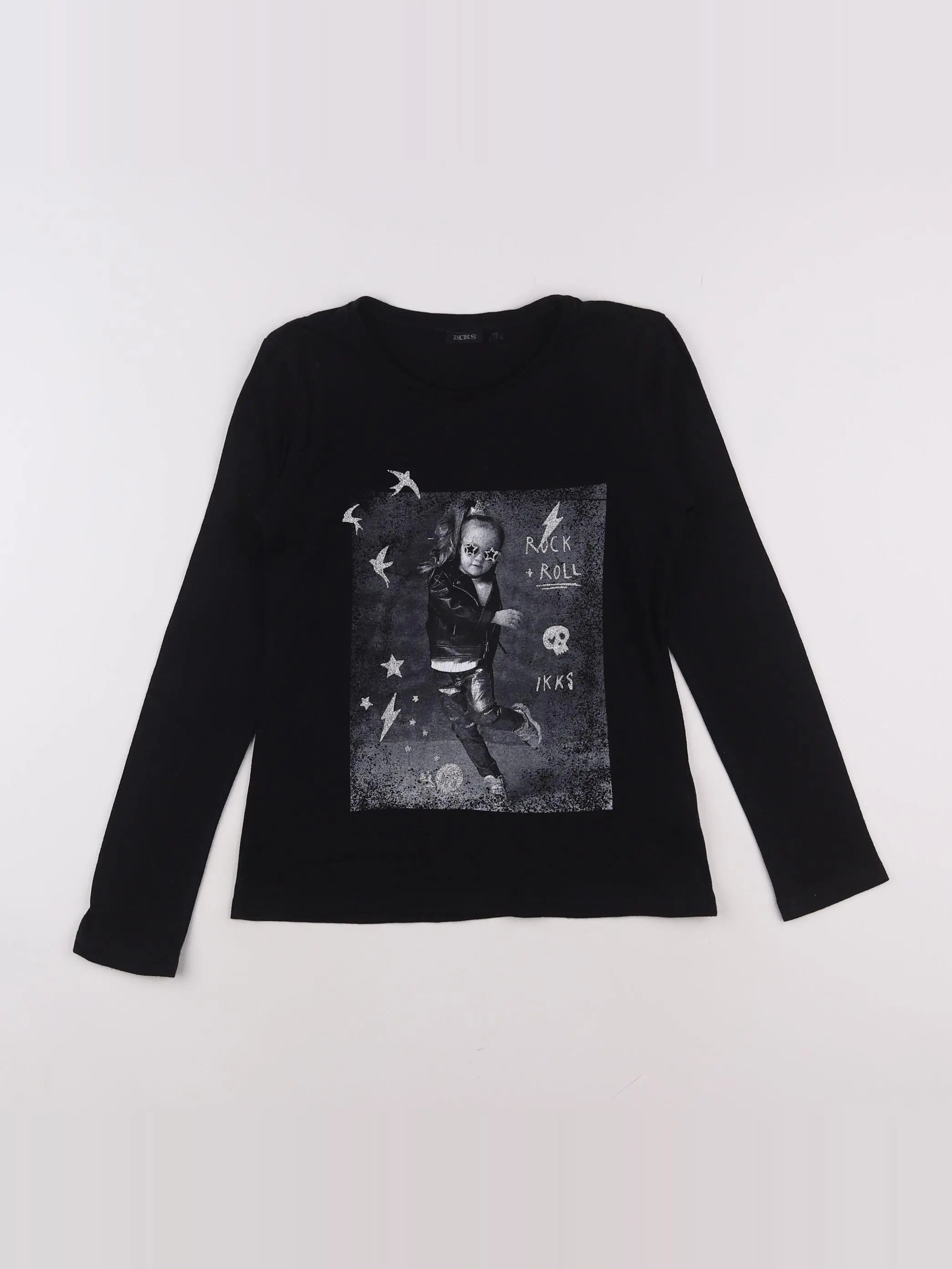 IKKS - tee-shirt noir - 10 ans