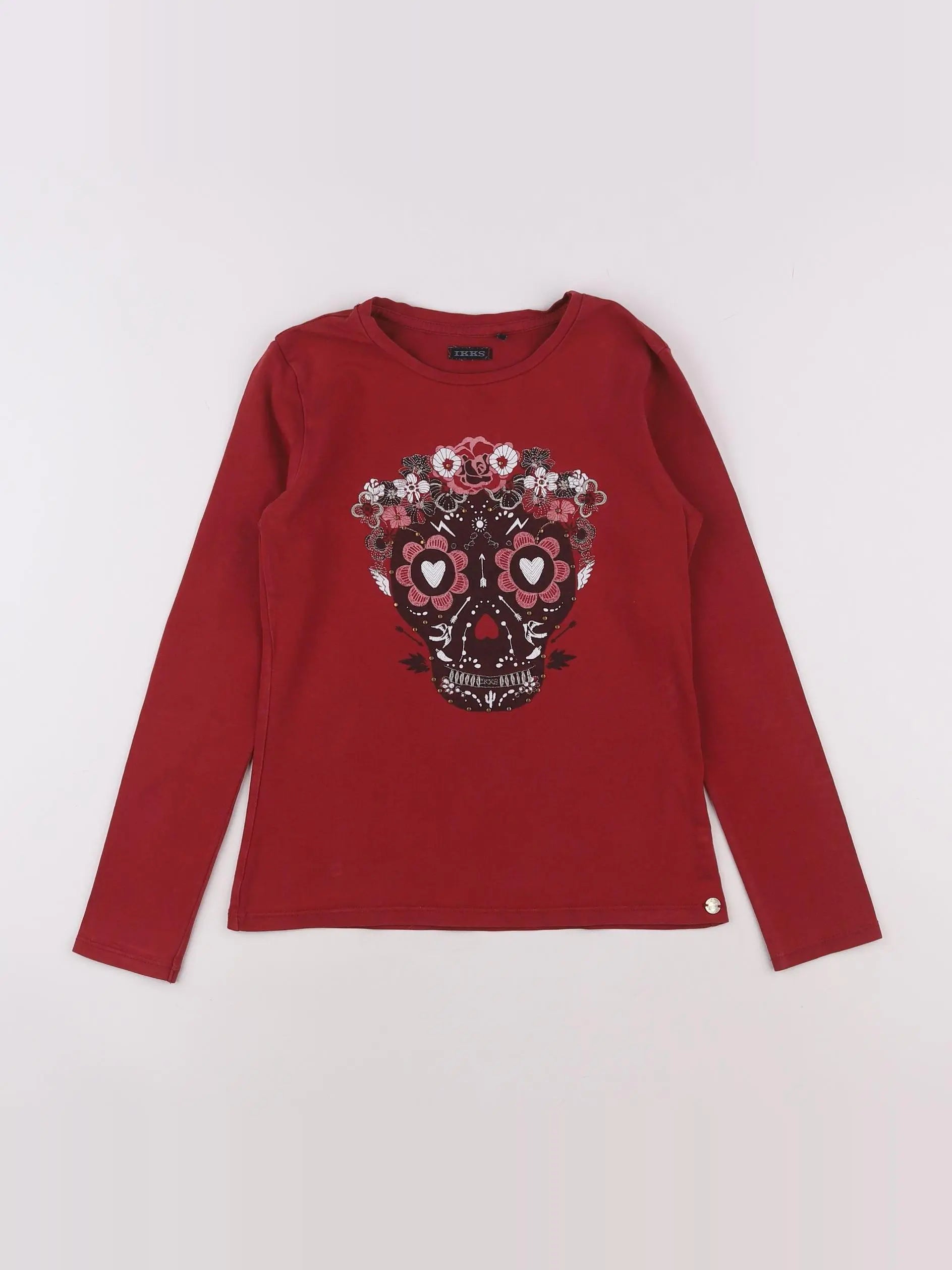 IKKS - tee-shirt rouge - 10 ans