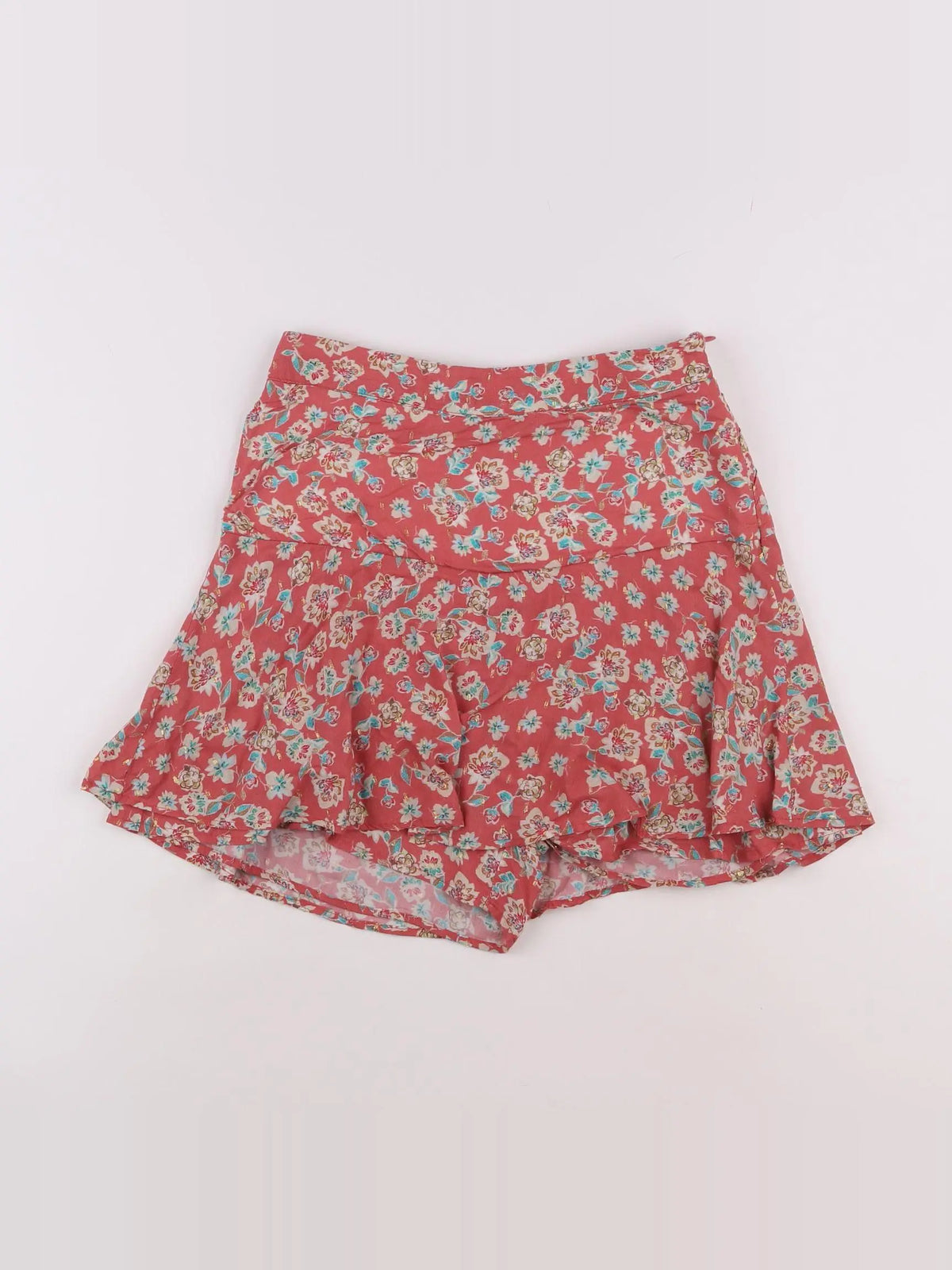 IKKS - jupe short rose, or - 12 ans
