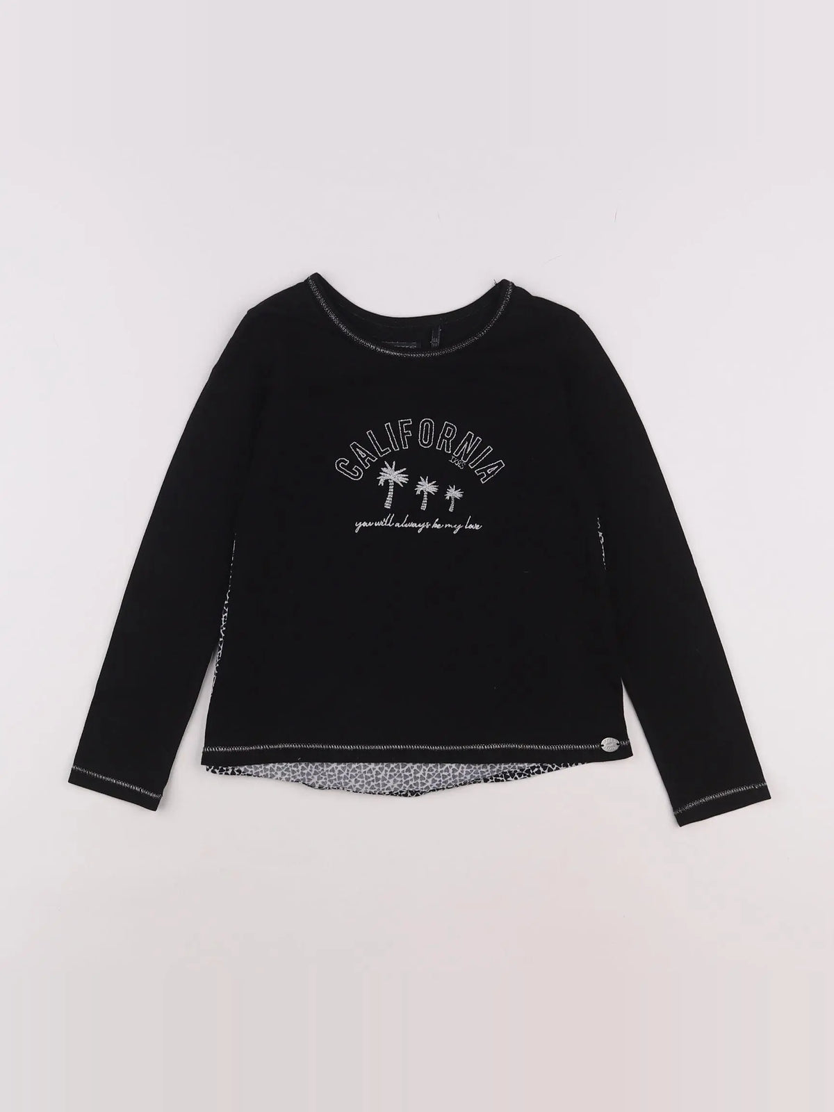 IKKS - tee-shirt noir - 6 ans