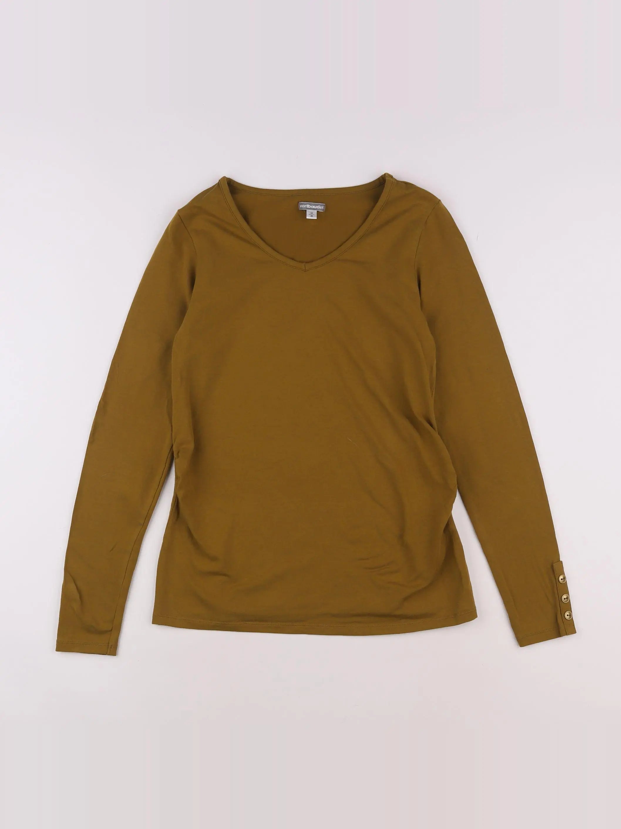 Vertbaudet - tee-shirt grossesse vert - 34 à 36