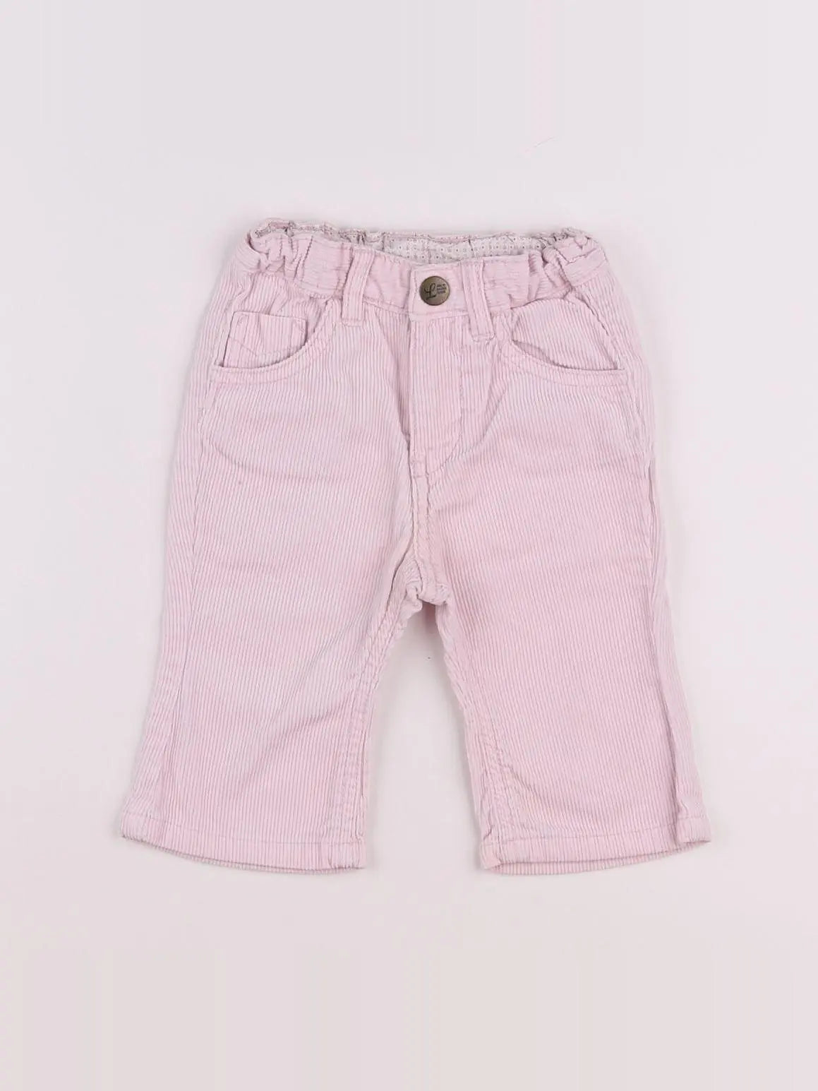 H&M - pantalon rose - 3/6 mois