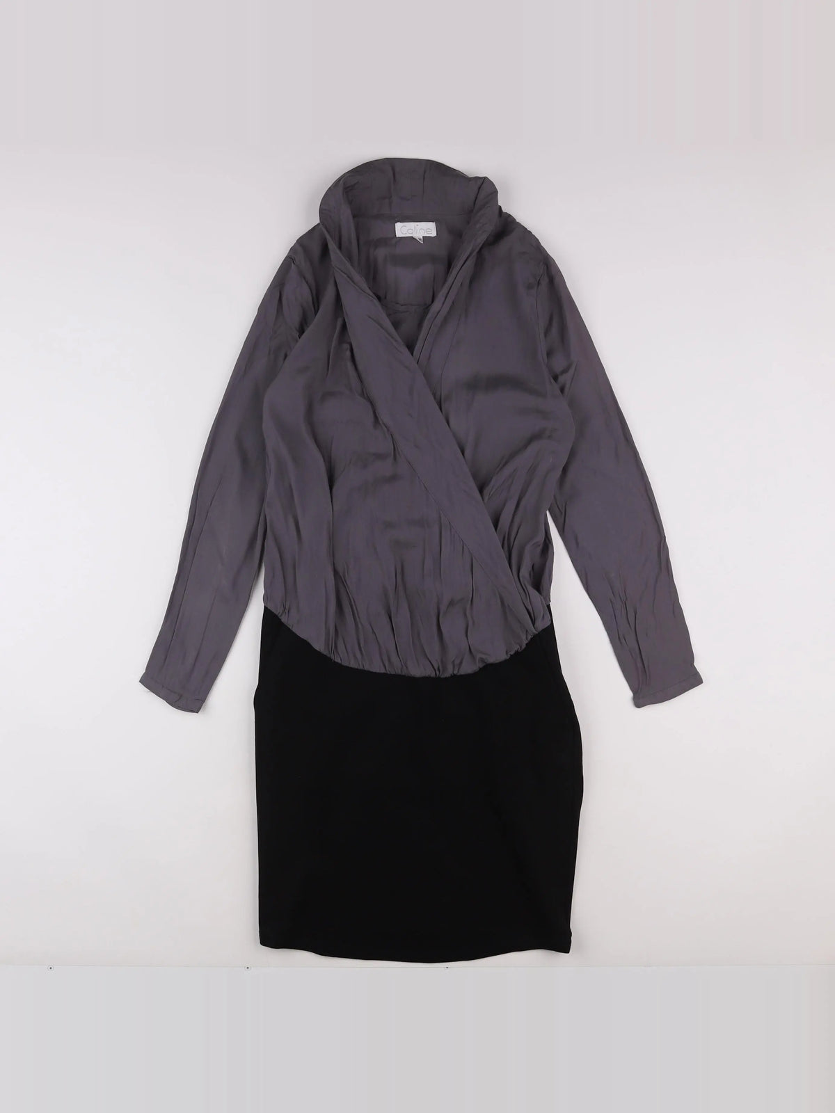 Vertbaudet - robe allaitement, grossesse gris, noir - 34 à 36