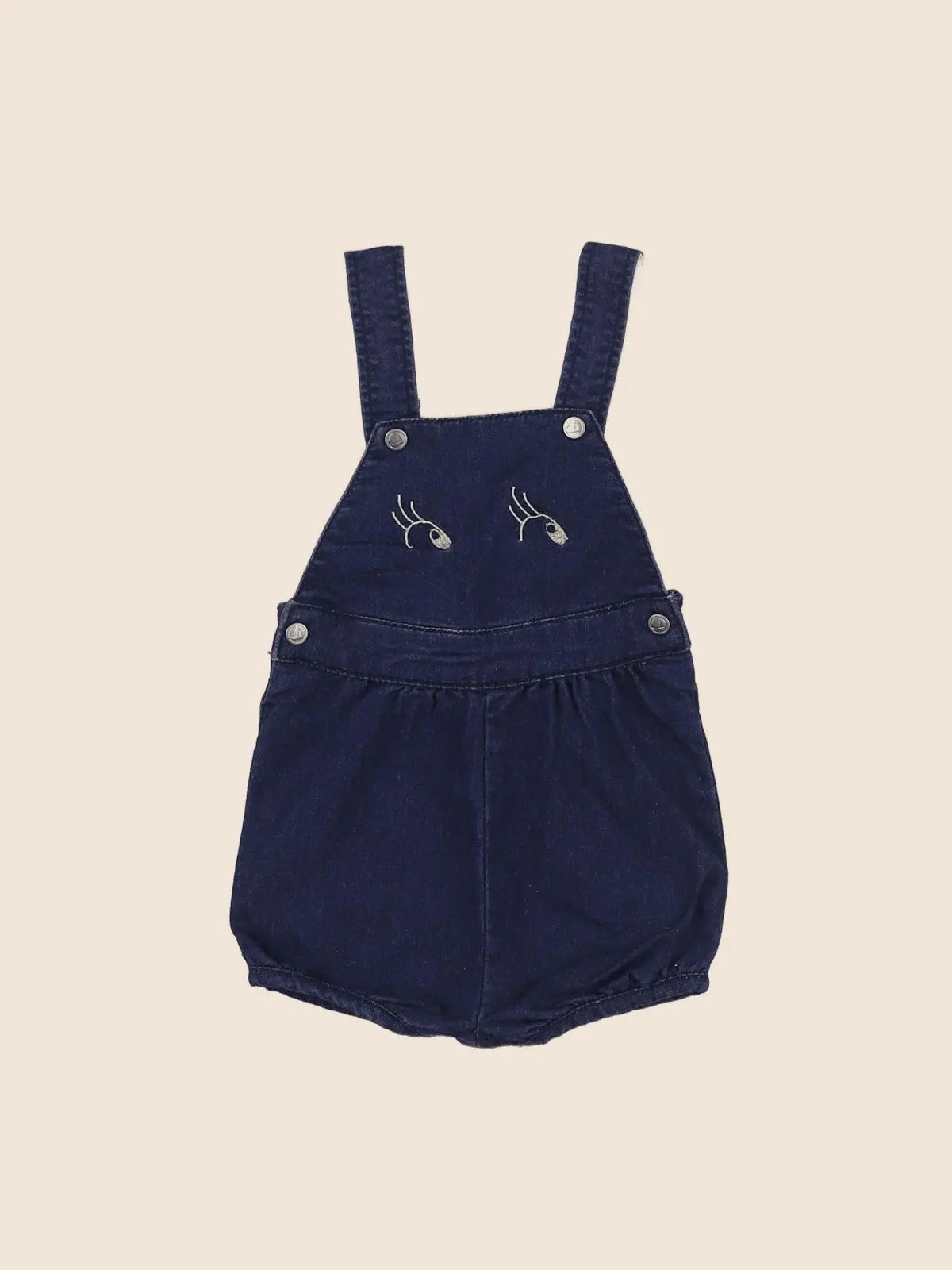 Petit Bateau - salopette bleu - 6 mois