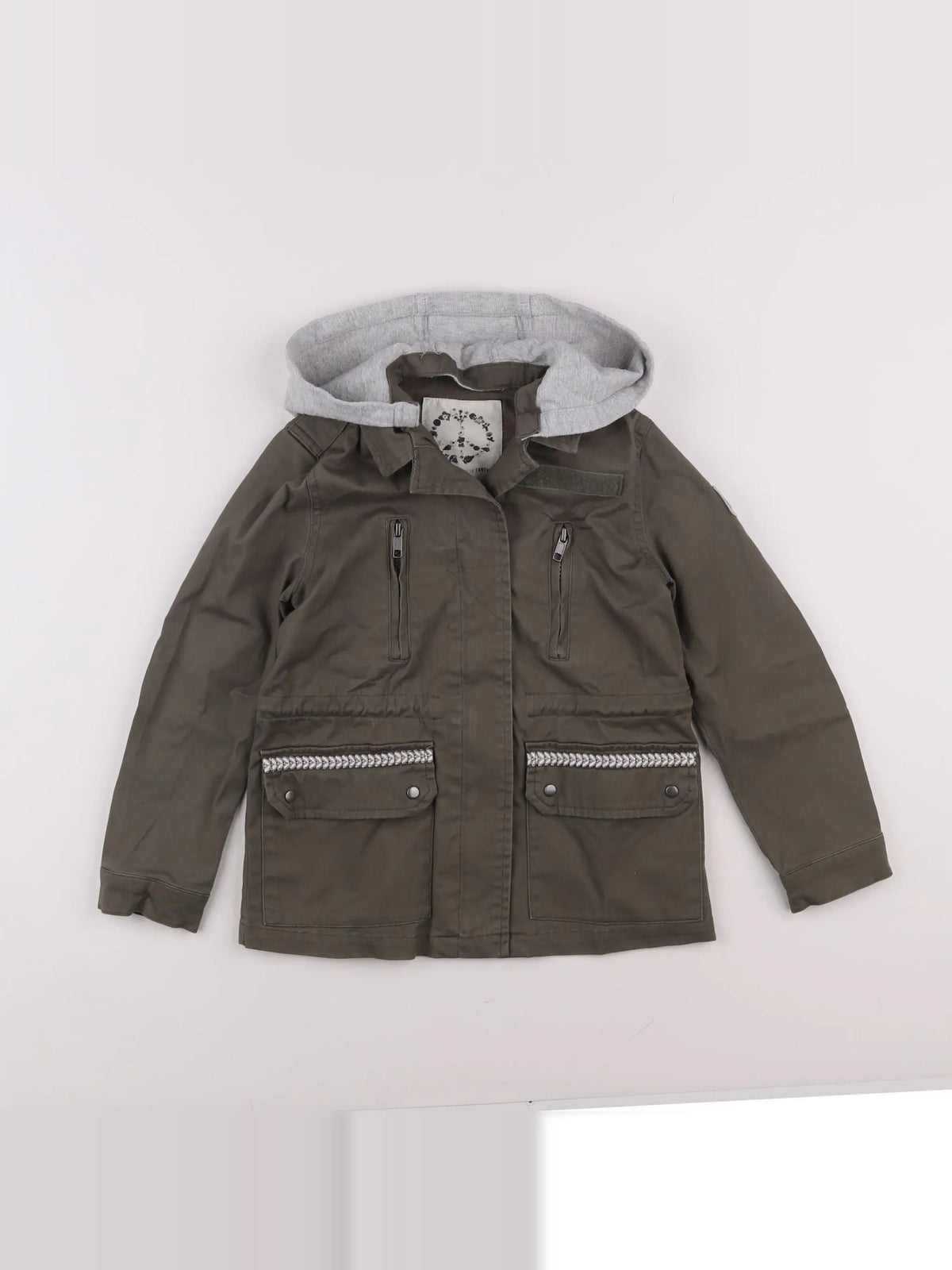 IKKS - veste imprimé au dos vert - 6 ans