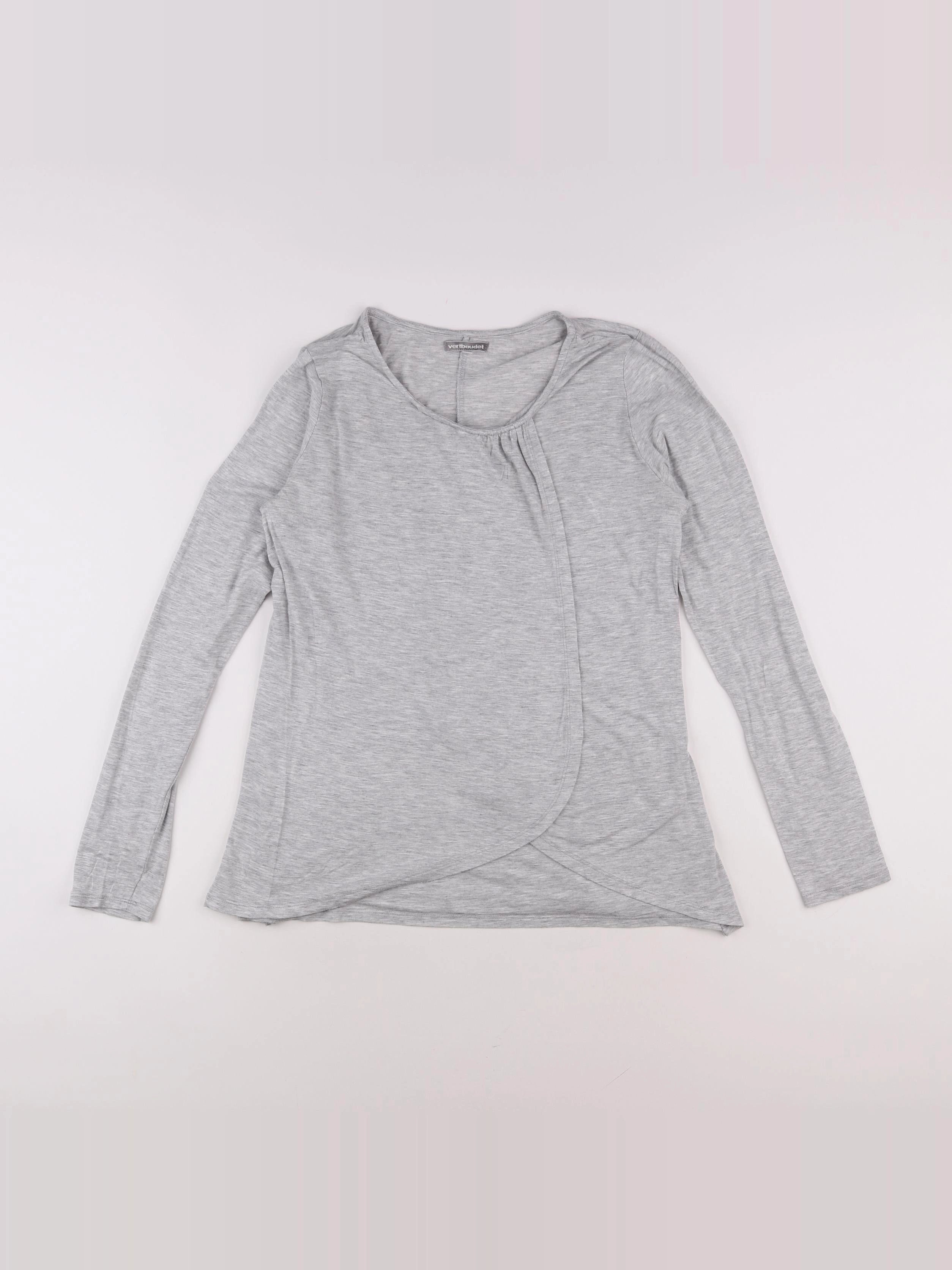 Vertbaudet - tee-shirt allaitement, allaitement gris - 38 à 40