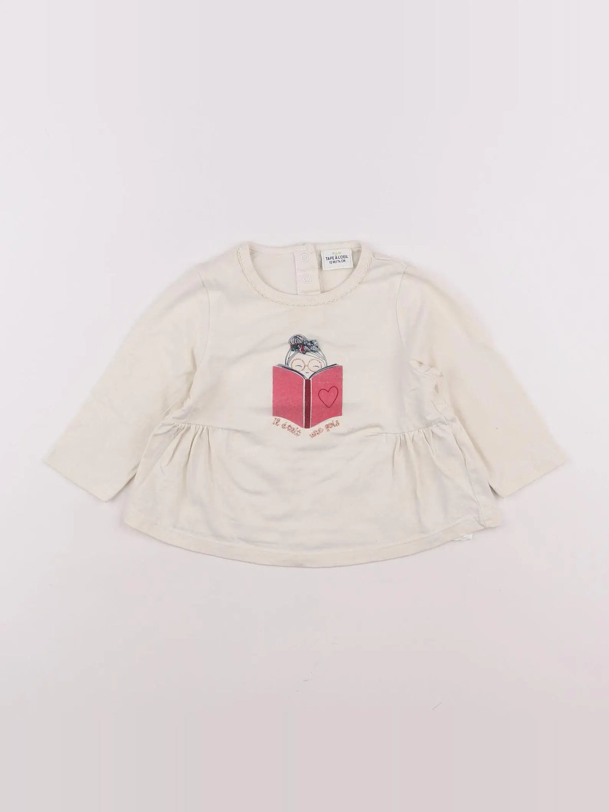Tape à l'oeil - tee-shirt beige - 12 mois