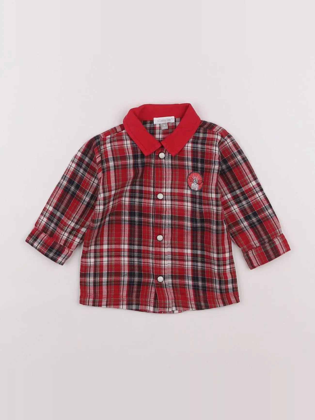 Absorba - chemise rouge - 6 mois