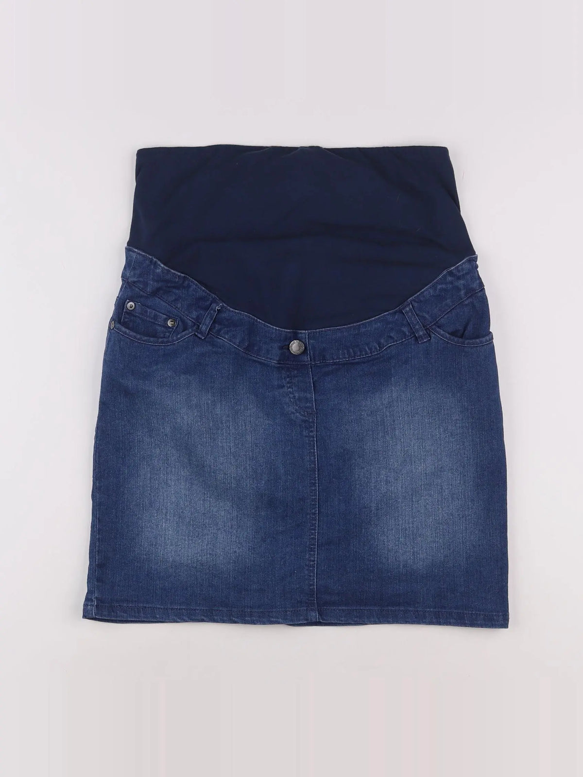 Vertbaudet - jupe grossesse bleu - 40