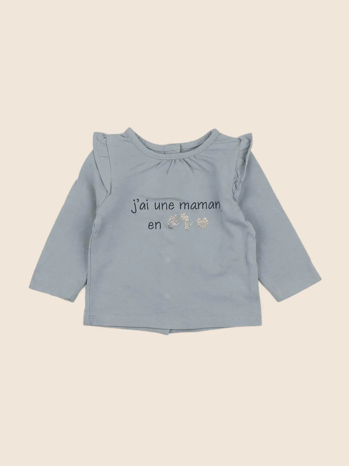 Vertbaudet - tee-shirt vert - 3 mois
