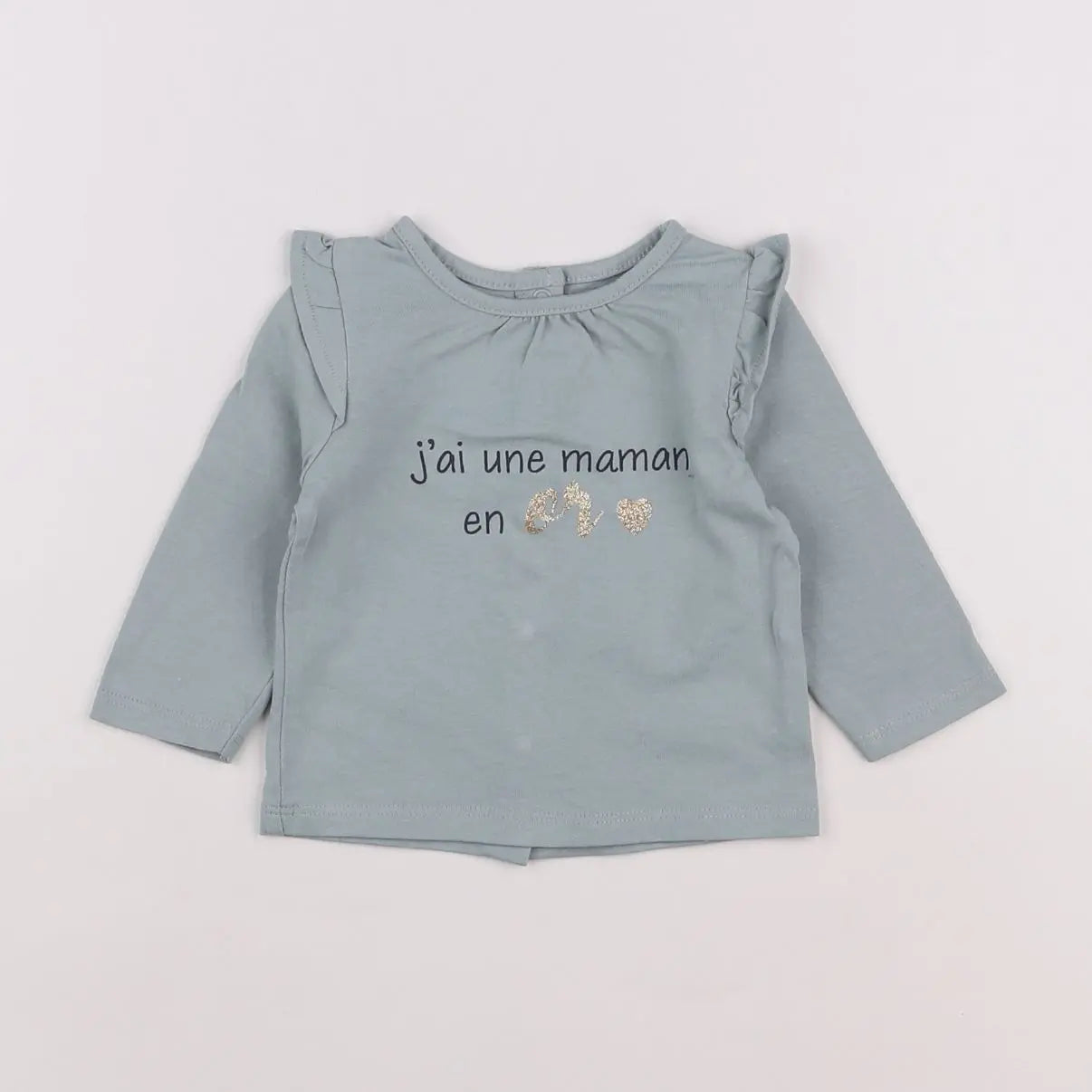 Vertbaudet - tee-shirt vert - 3 mois