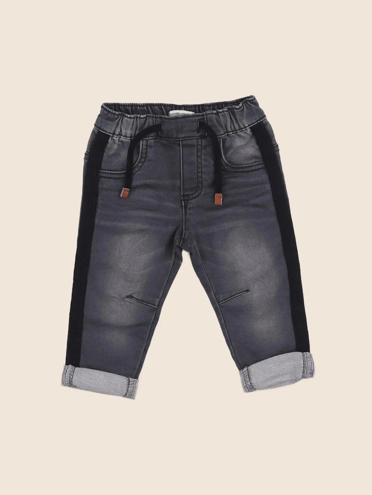 Vertbaudet - jean gris - 9 mois