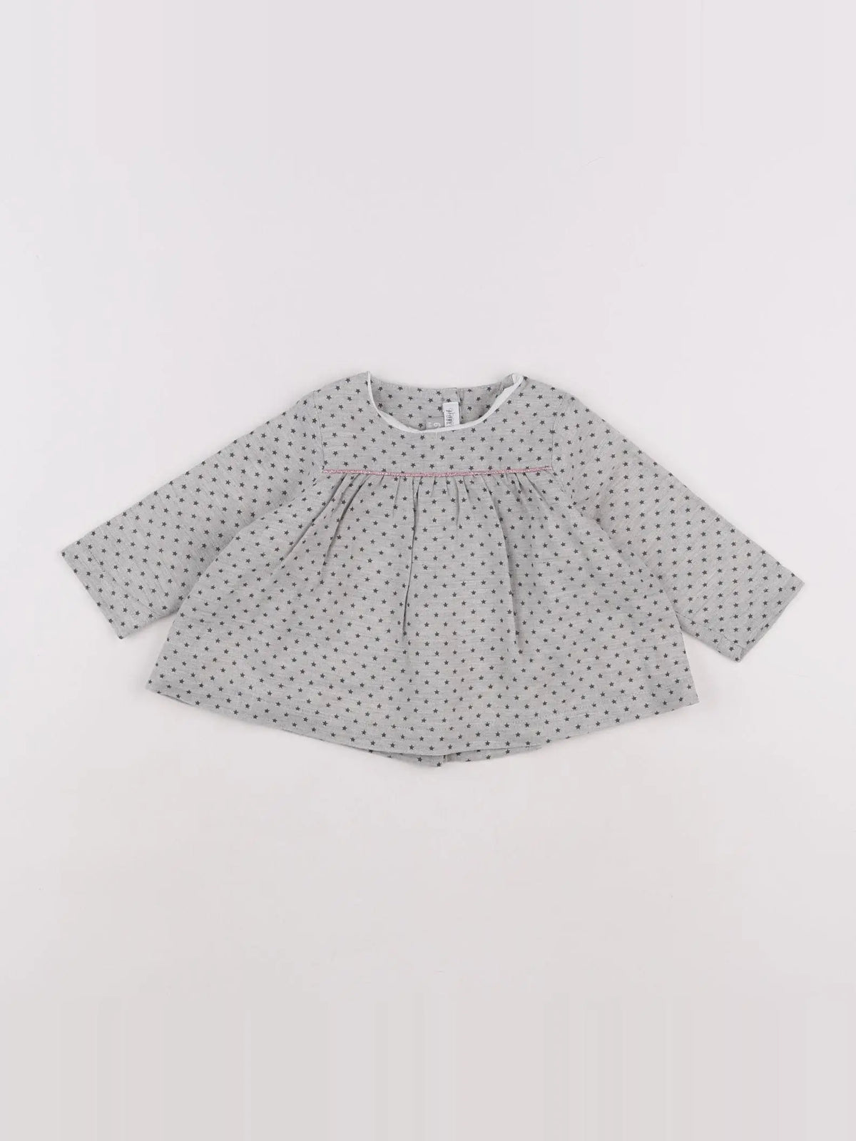 Boutchou - blouse gris - 6 mois