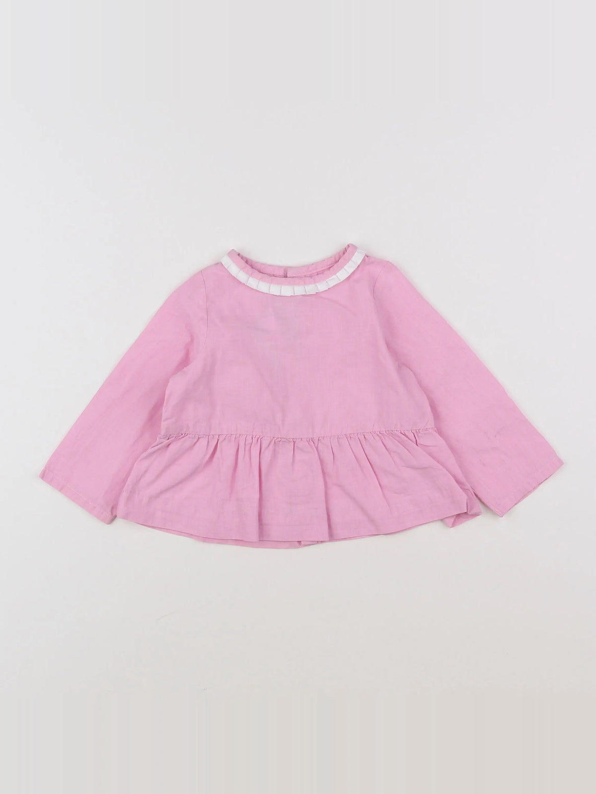 Jacadi - blouse rose - 12 mois