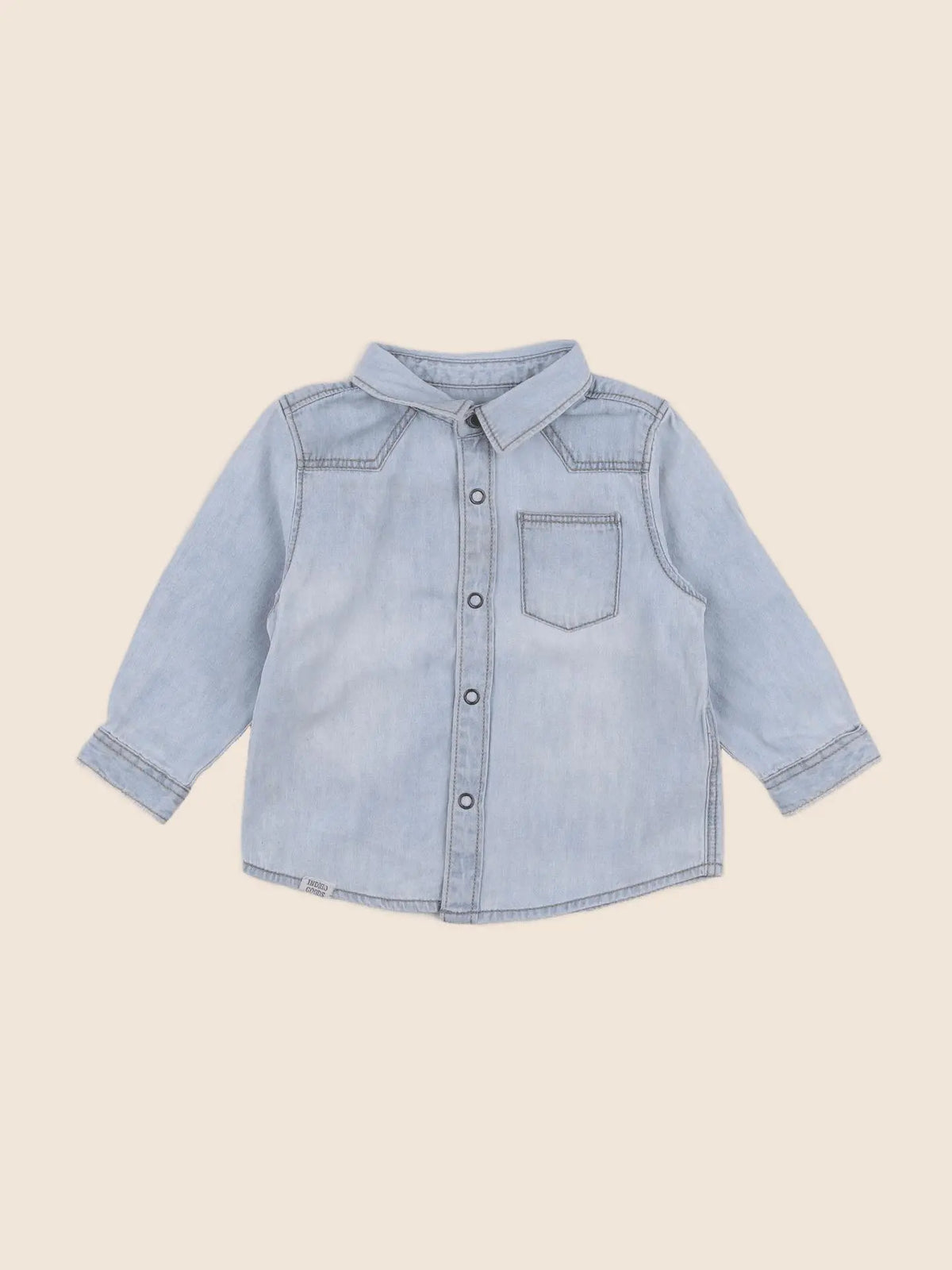Zara - chemise bleu - 3/6 mois