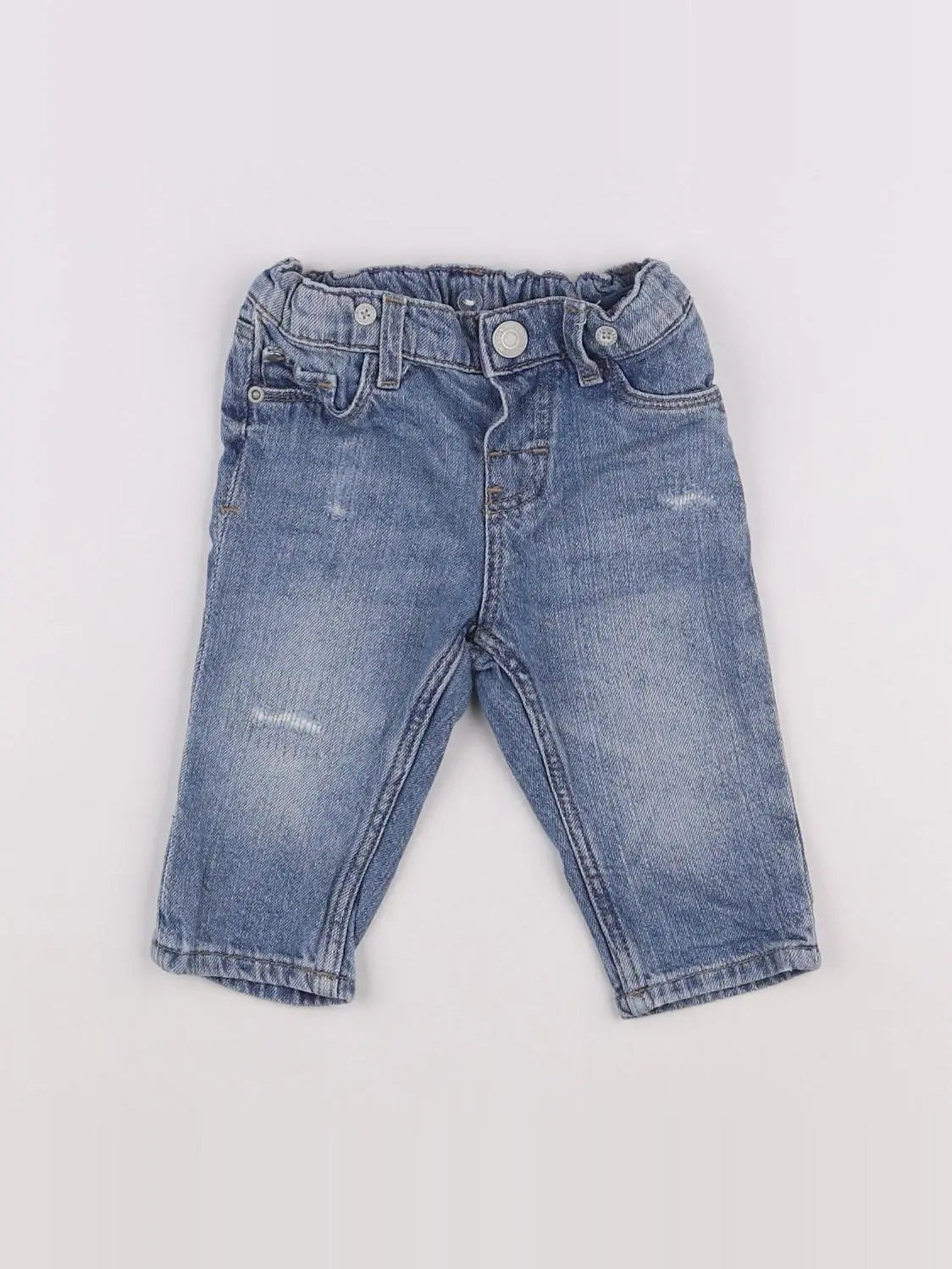 H&M - jean bleu - 3/6 mois