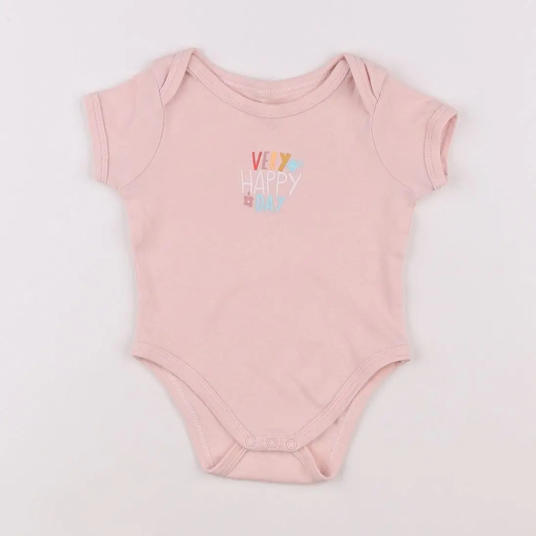 Vertbaudet - body rose - 3 mois