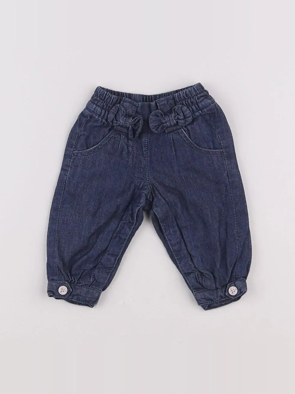 Tape à l'oeil - pantalon bleu - 3 mois