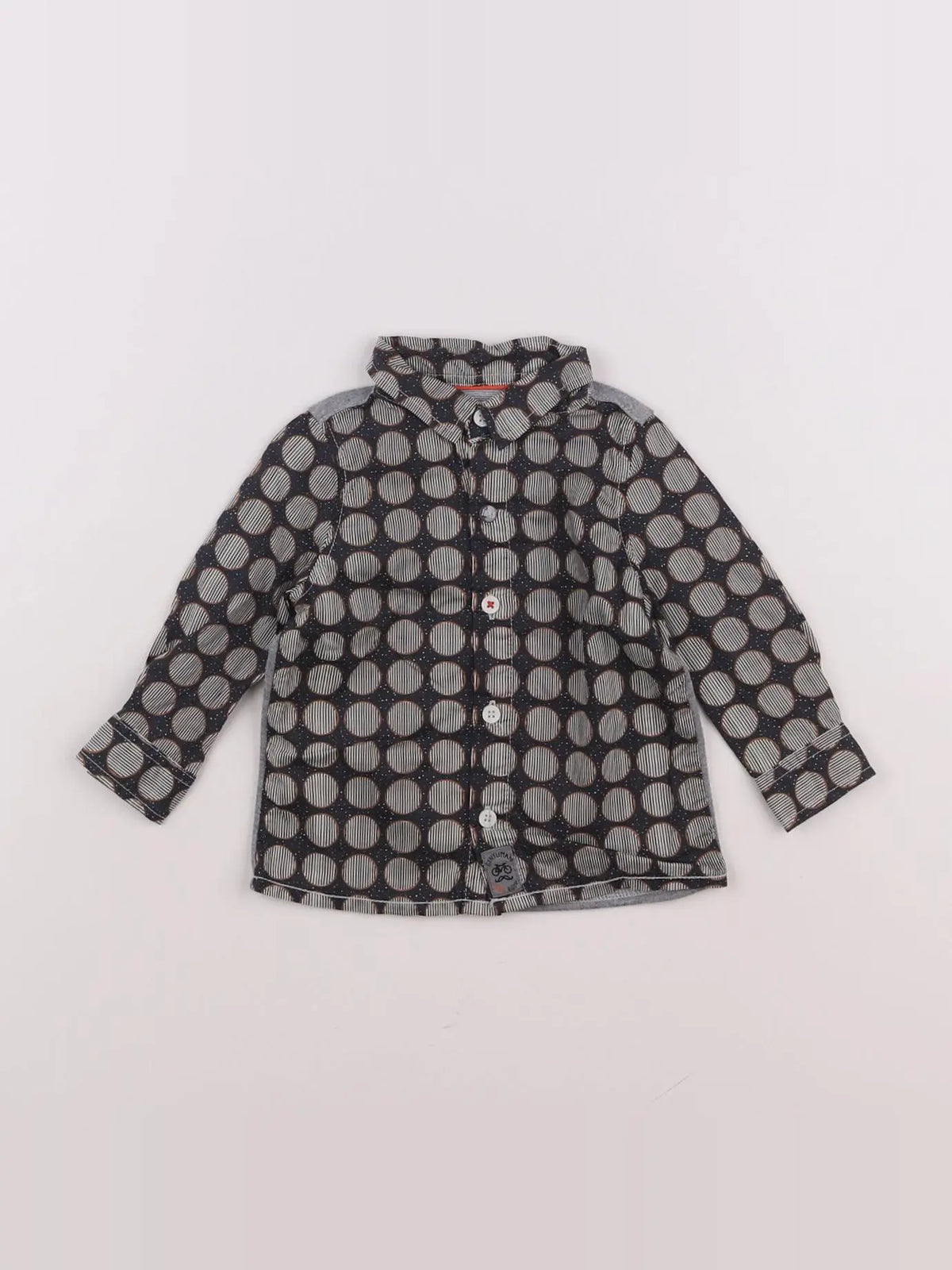 IKKS - chemise gris - 6 mois