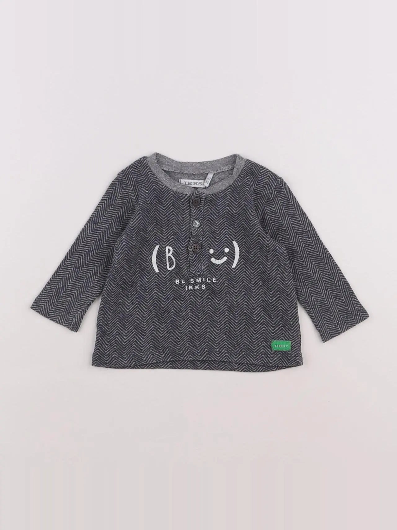 IKKS - tee-shirt gris - 3 mois