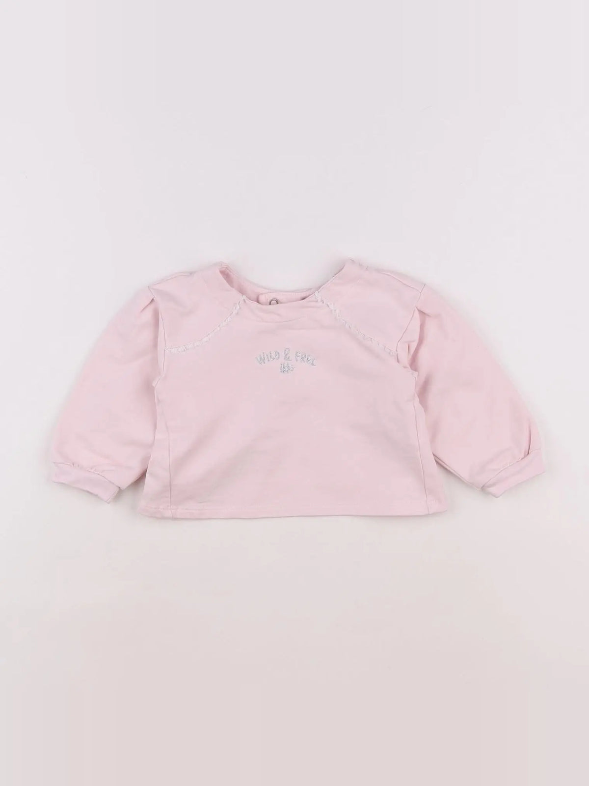 IKKS - sweat rose - 12 mois