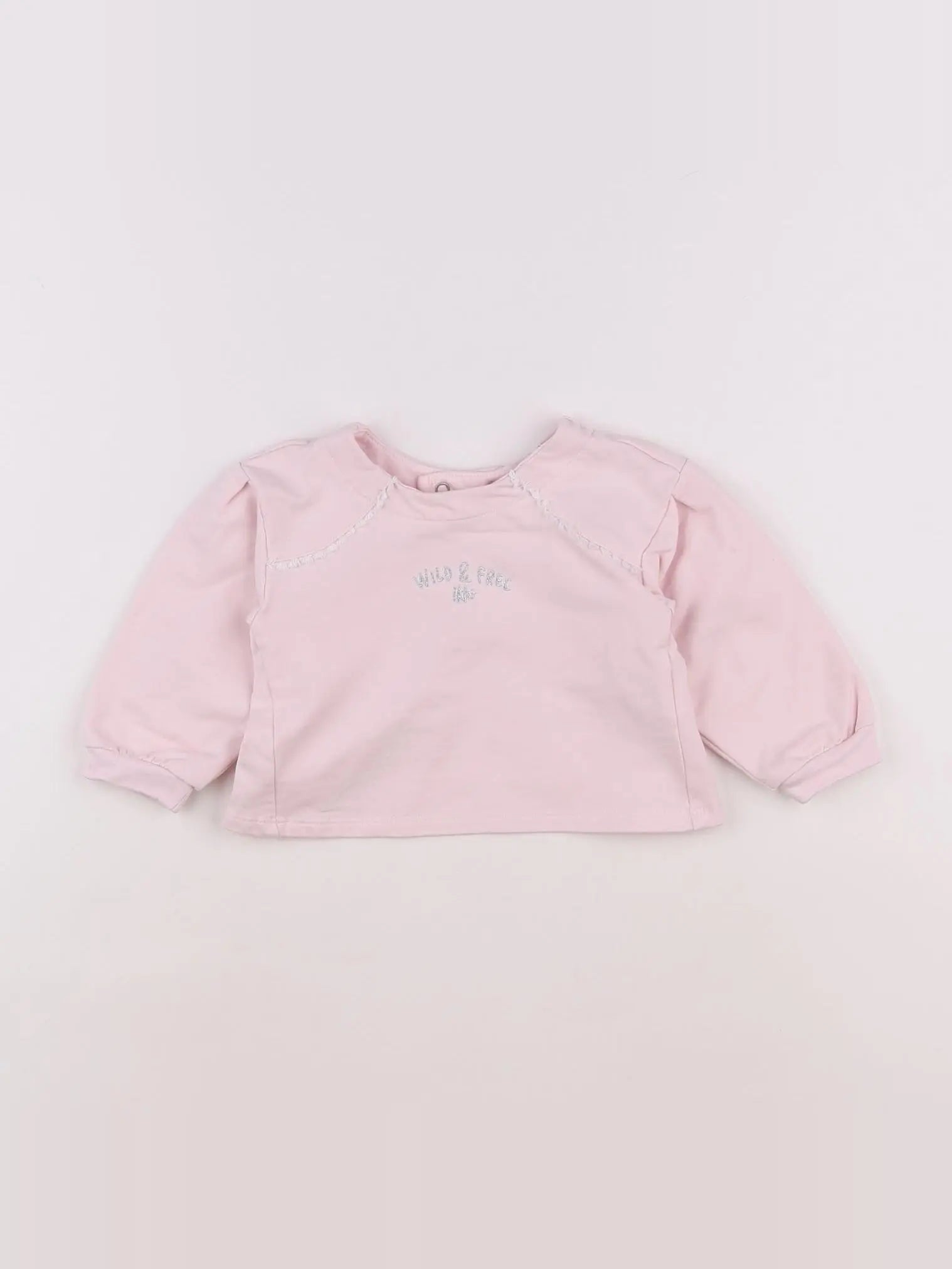 IKKS - sweat rose - 12 mois