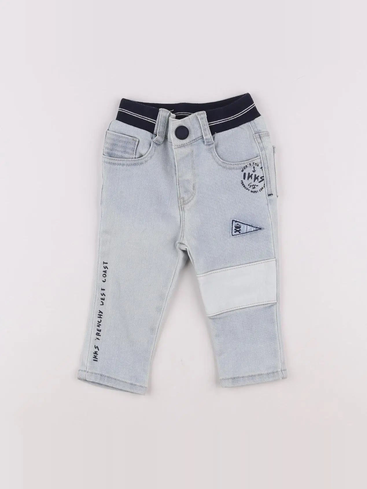 IKKS - jean bleu - 6 mois