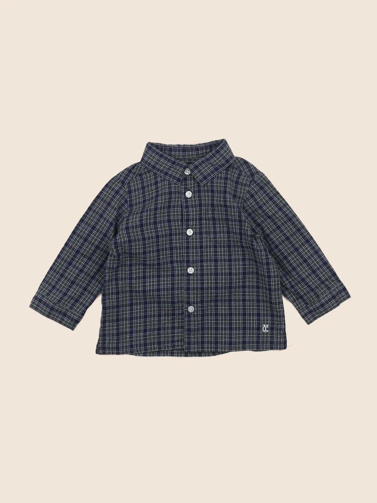 Cyrillus - chemise vert - 12 mois