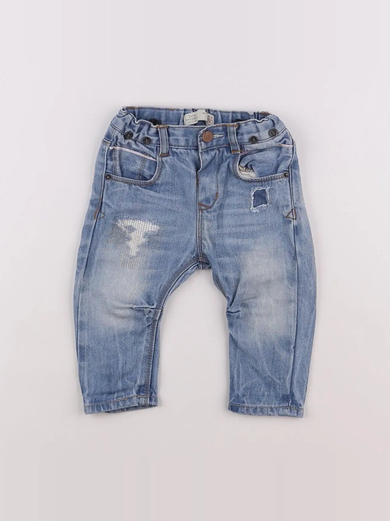 Zara - jean bleu - 6/9 mois