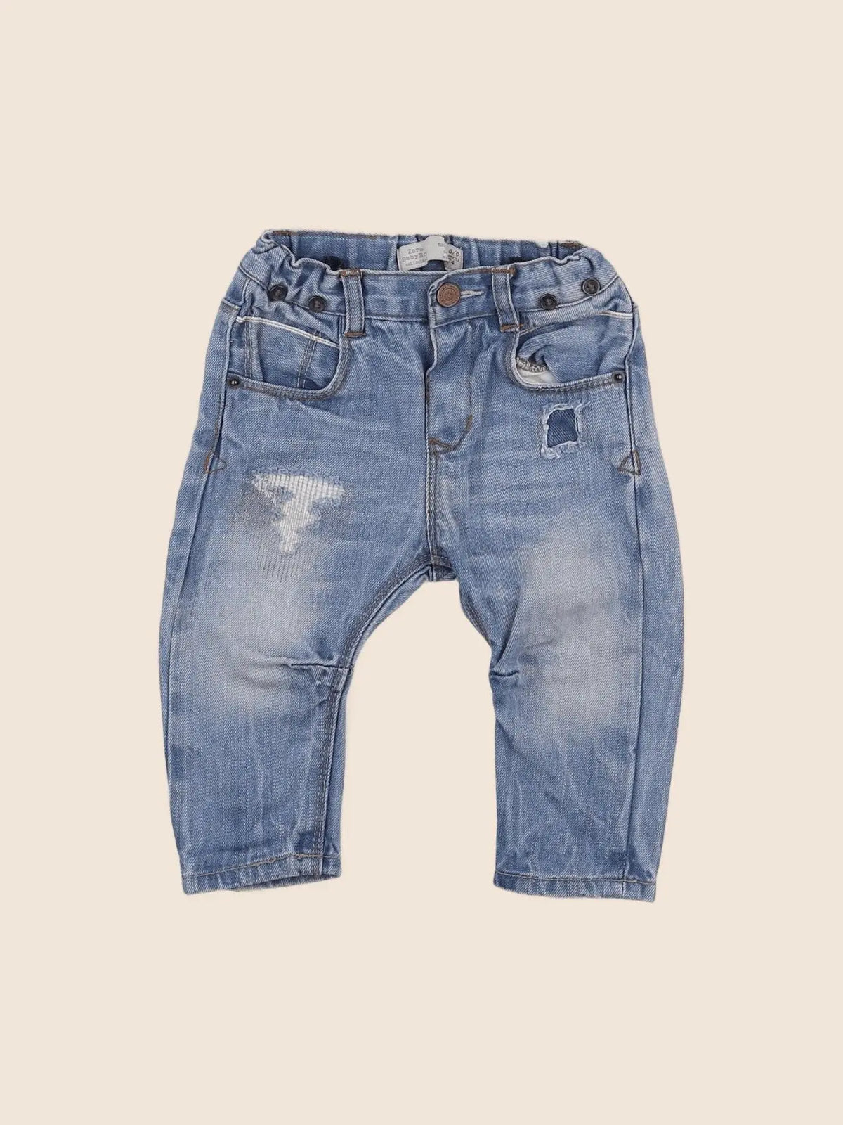Zara - jean bleu - 6/9 mois