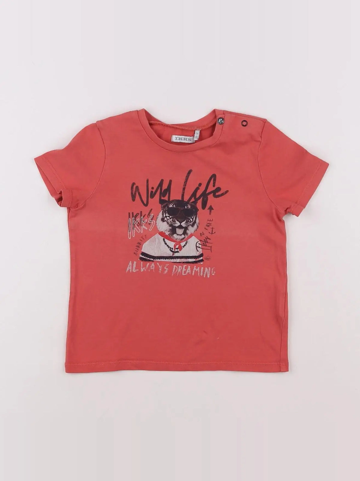 IKKS - tee-shirt rose - 2 ans