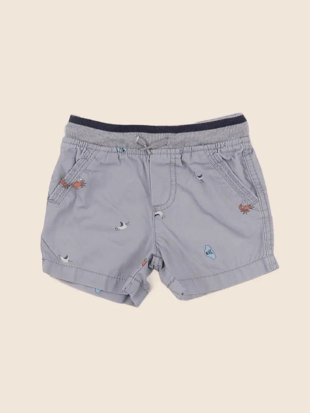 Oshkosh - short gris - 12 mois