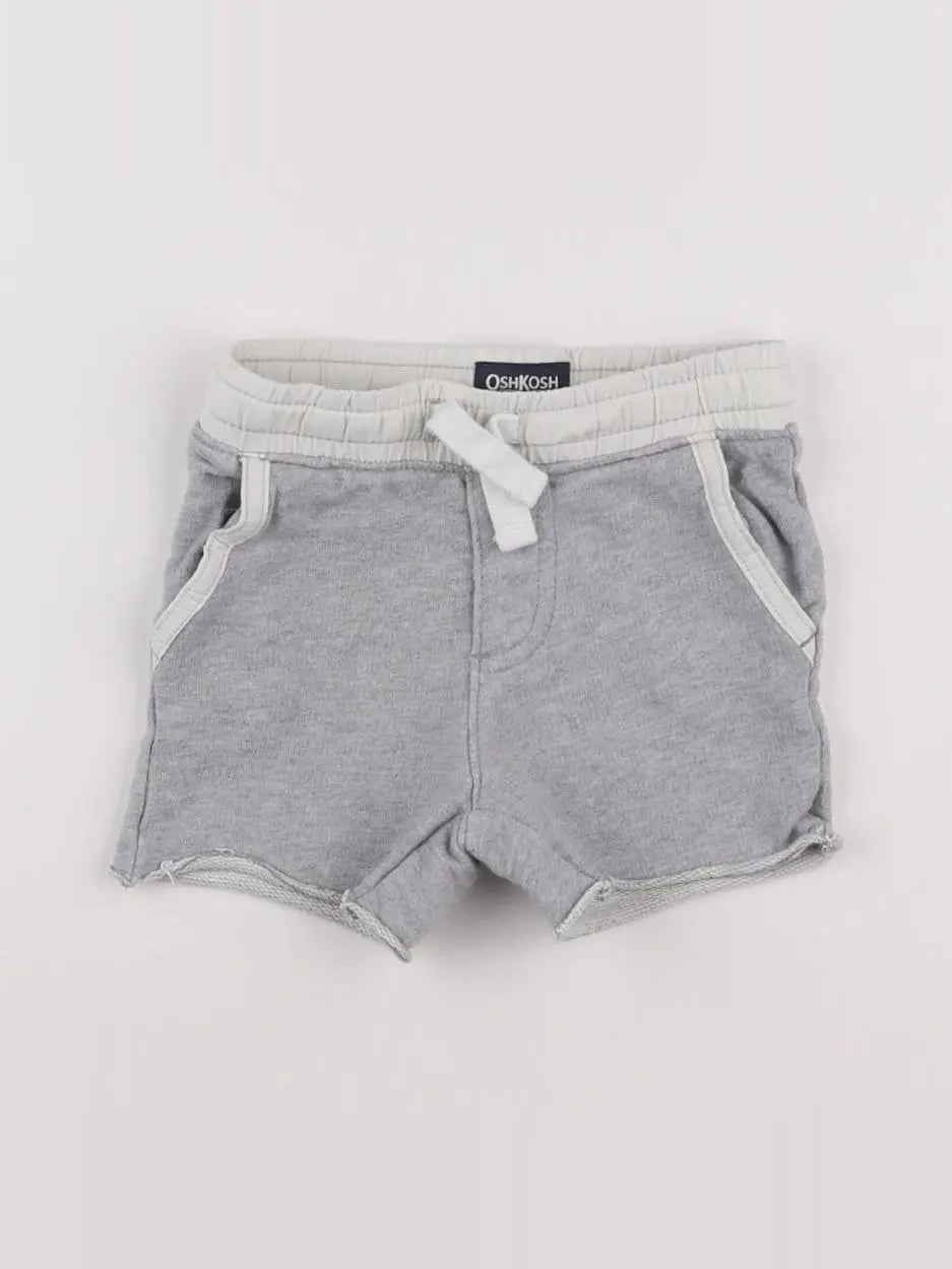 Oshkosh - short gris - 6 mois