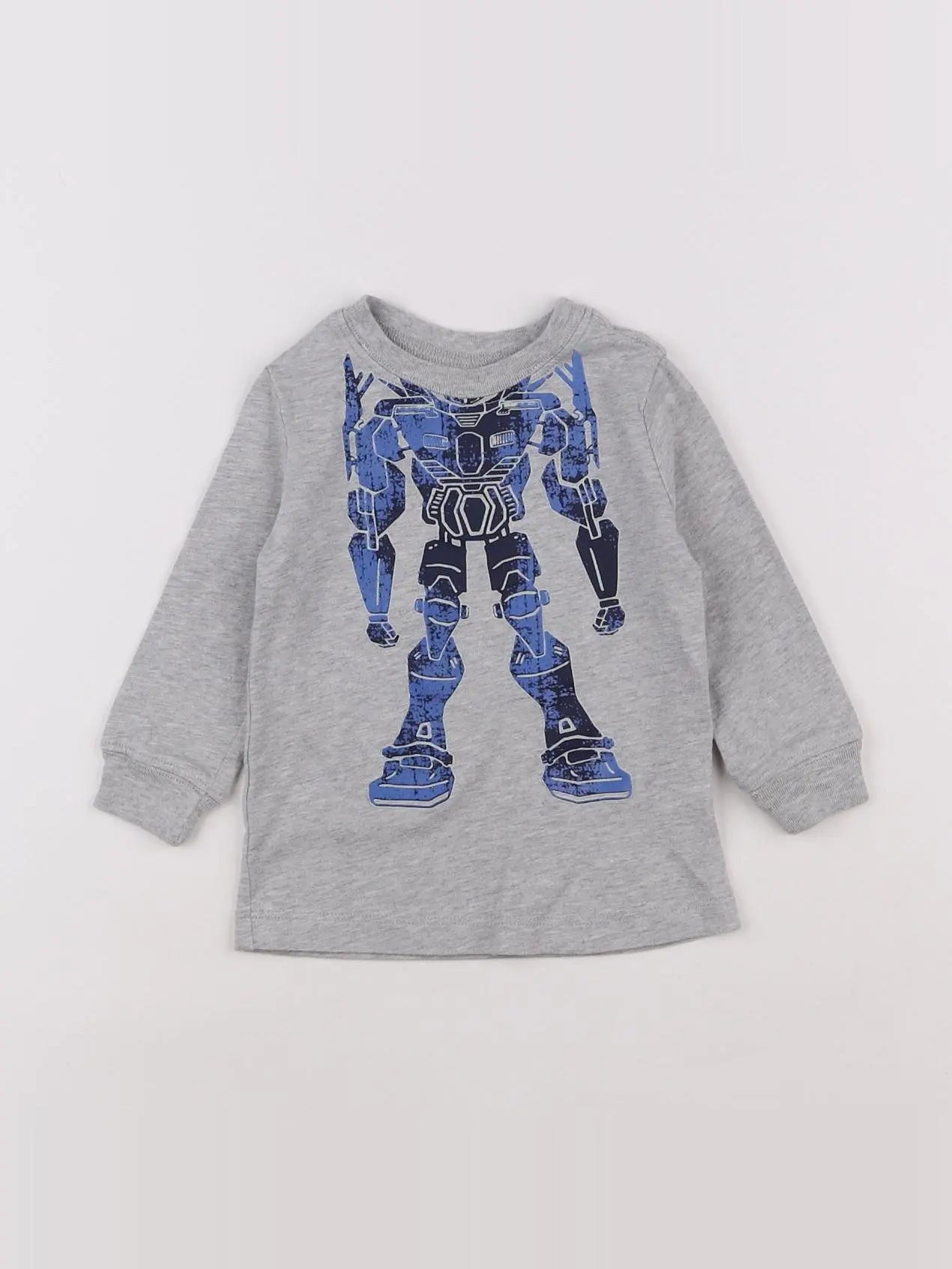 Oshkosh - tee-shirt gris - 12 mois