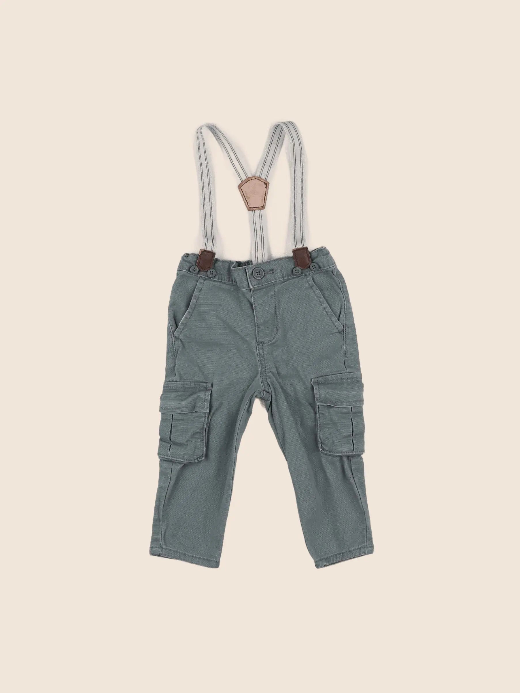 Oshkosh - pantalon vert - 12 mois