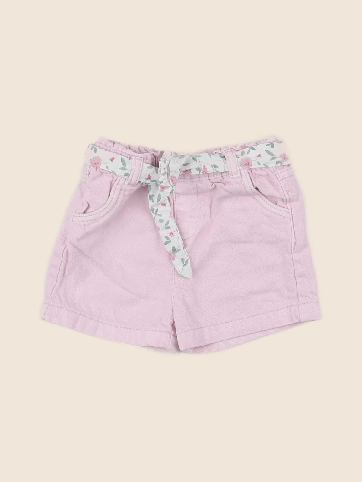 Vertbaudet - short rose - 6 mois