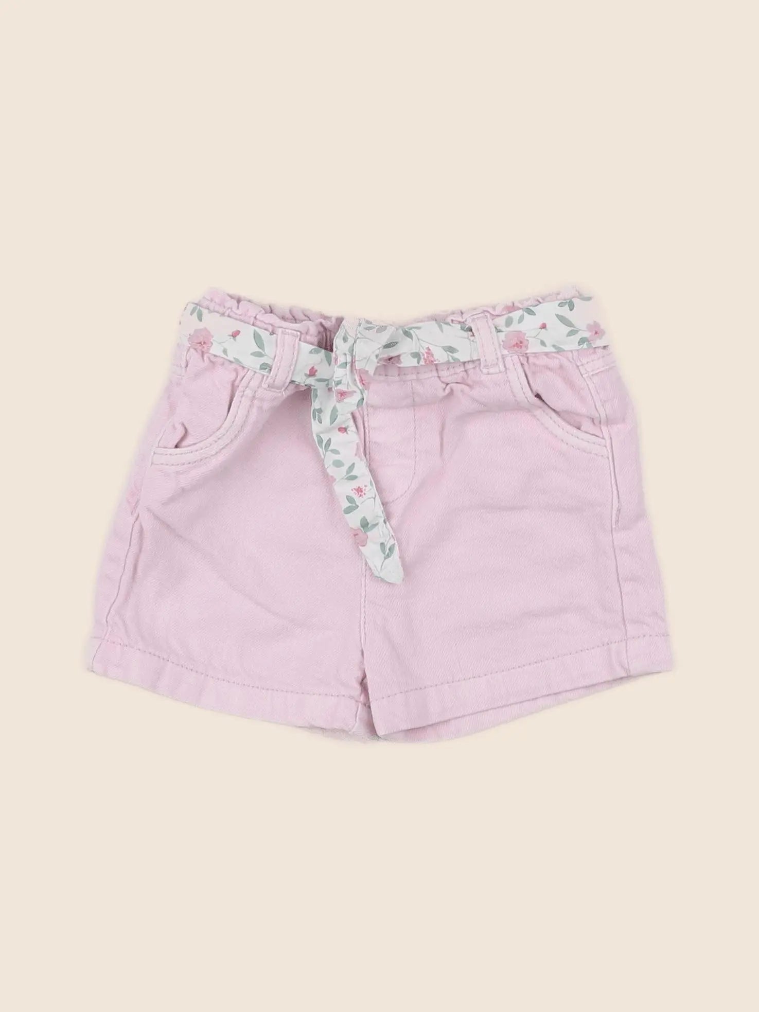 Vertbaudet - short rose - 6 mois