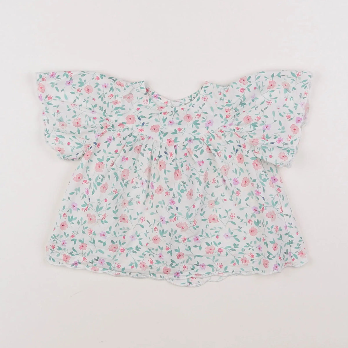 Vertbaudet - blouse multicolore - 9 mois