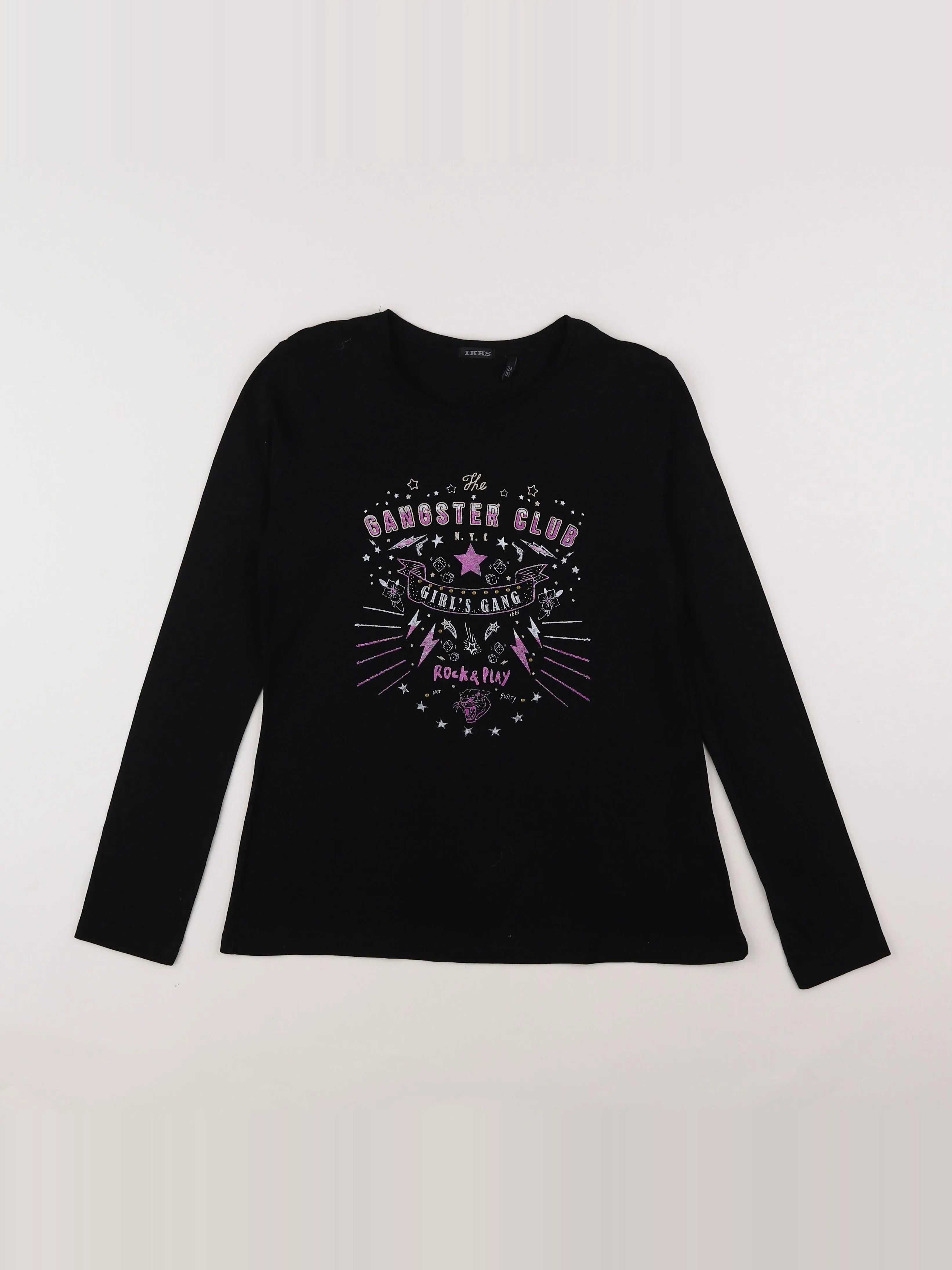 IKKS - tee-shirt noir - 12 ans